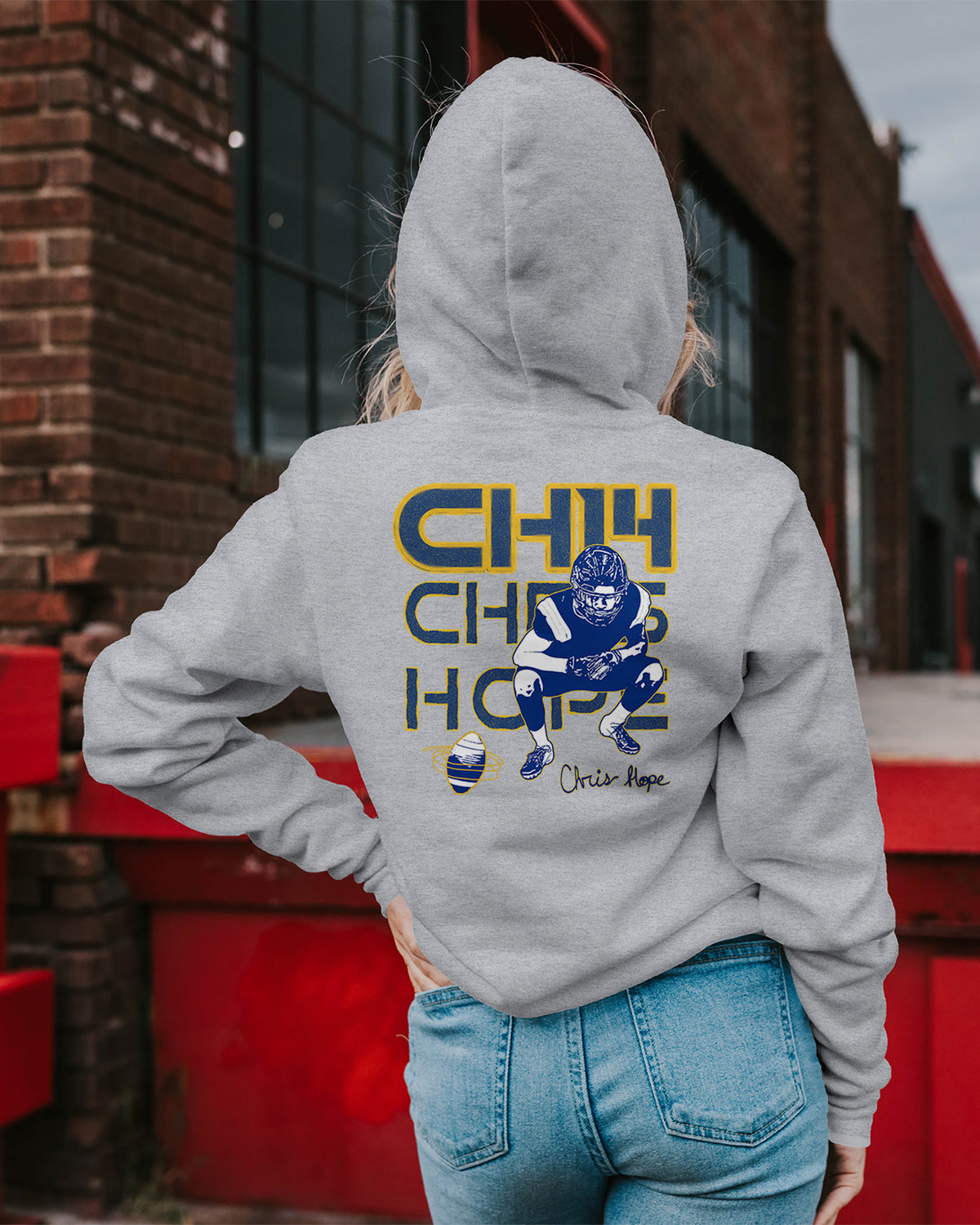 Chris Hope Sponge Fleece Pullover Hoodie 001