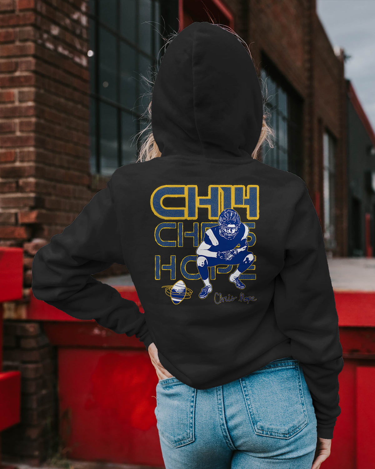 Chris Hope Sponge Fleece Pullover Hoodie 001