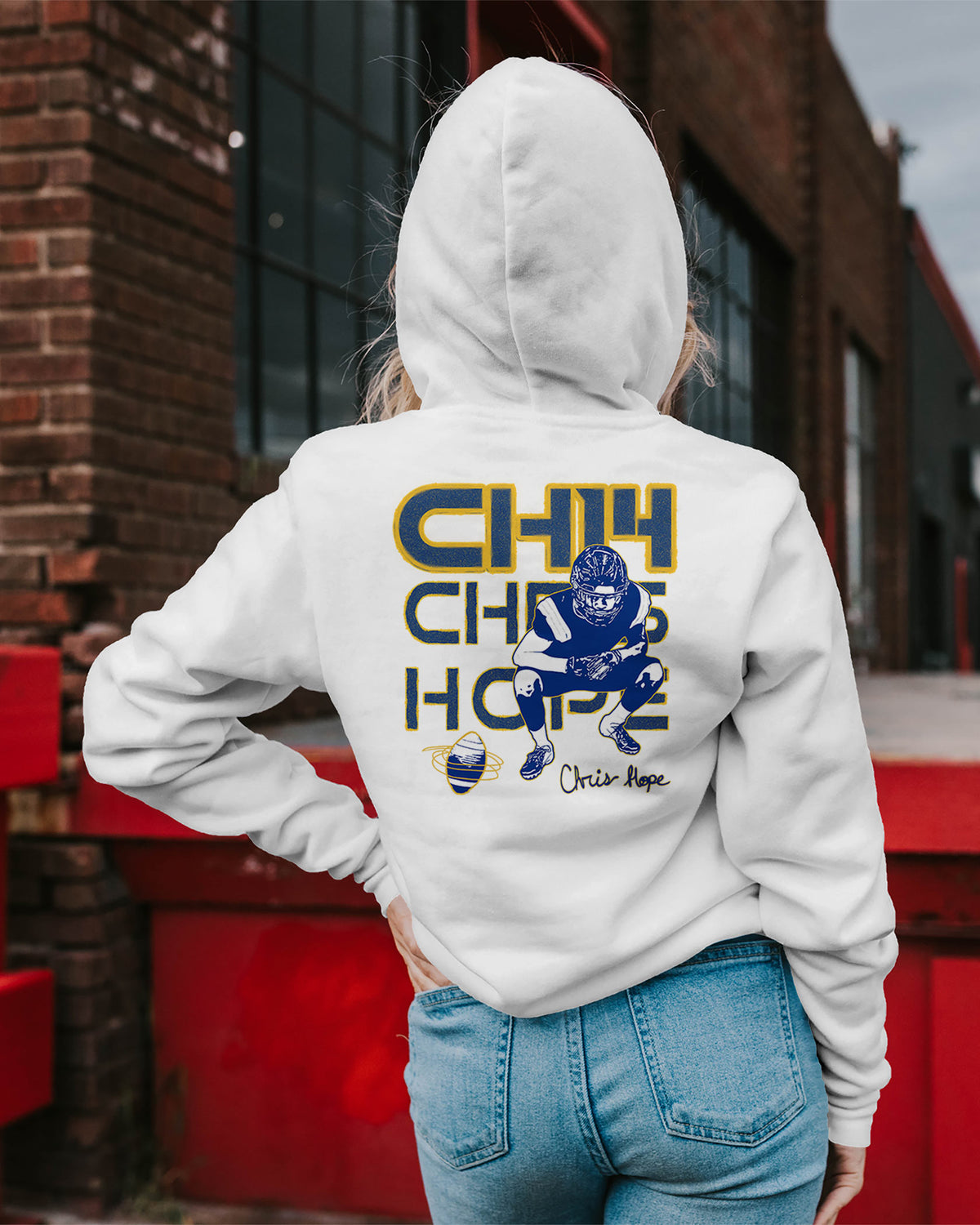 Chris Hope Sponge Fleece Pullover Hoodie 001