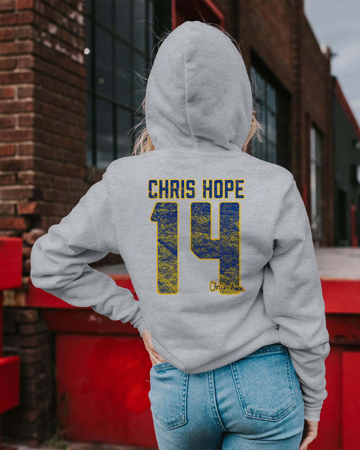 Chris Hope Sponge Fleece Pullover Hoodie 002