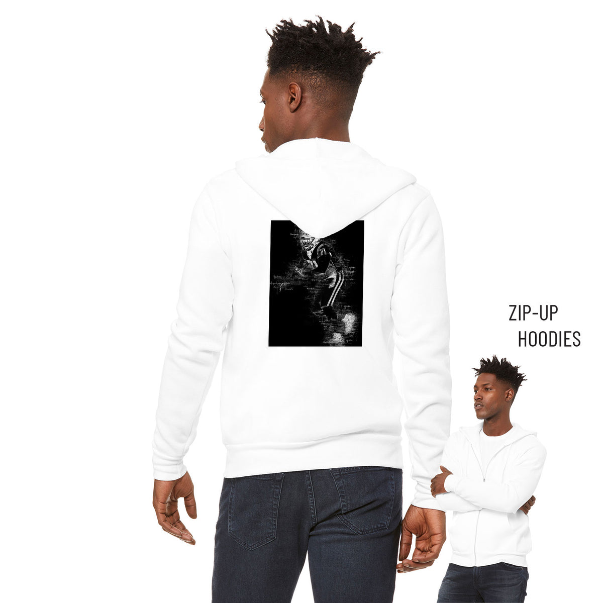 Liam Jimmons Sponge Fleece Zip Up Hoodie 002