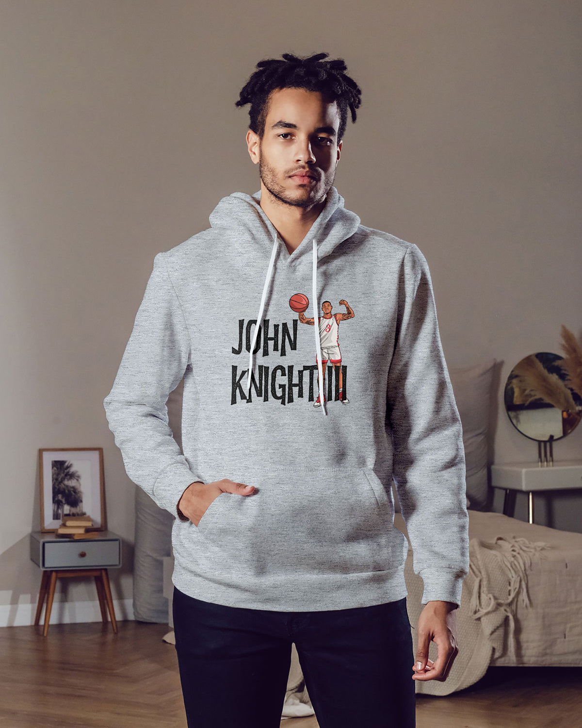 John Knight III Sponge Fleece Pullover Hoodie 001