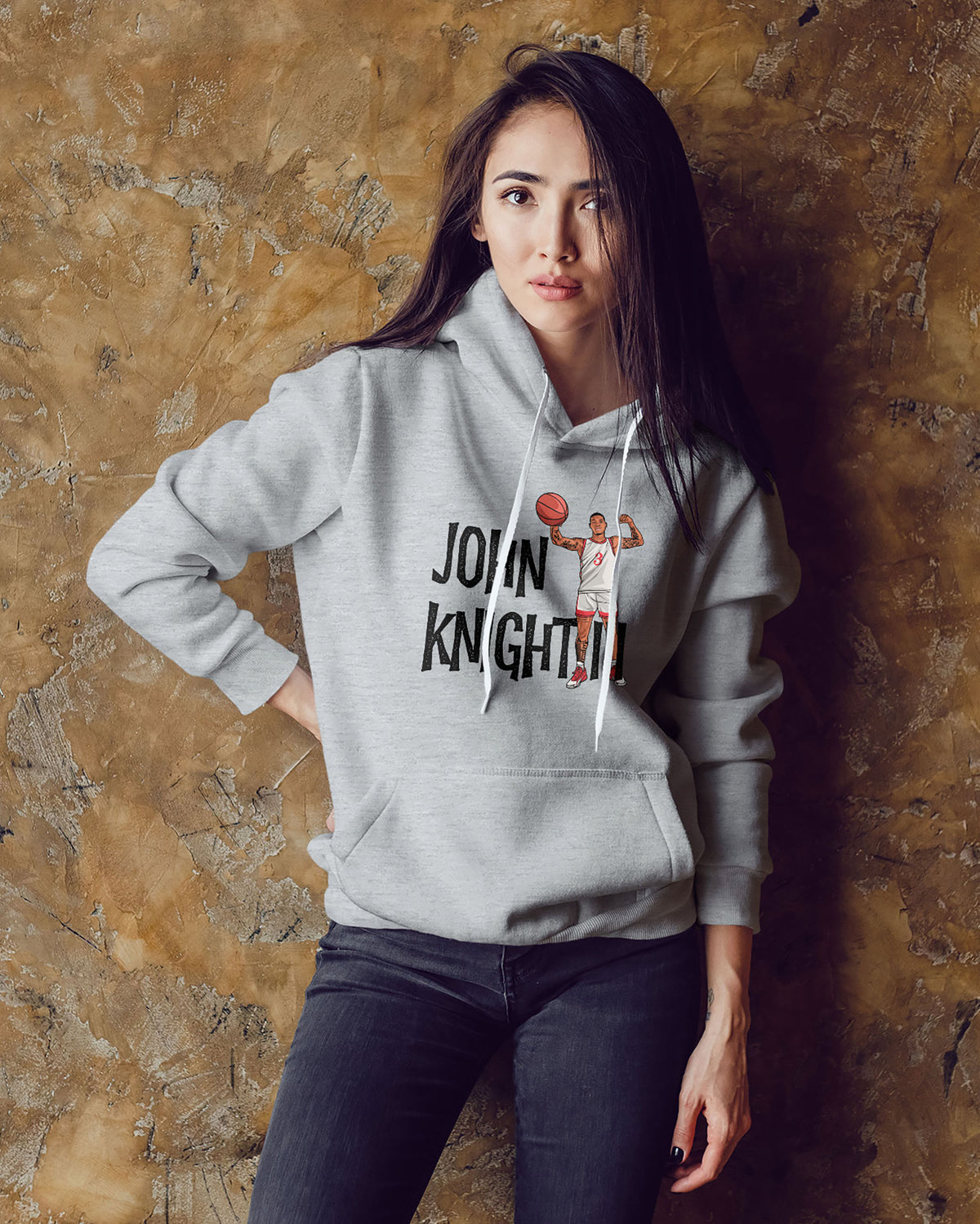 John Knight III Sponge Fleece Pullover Hoodie 001