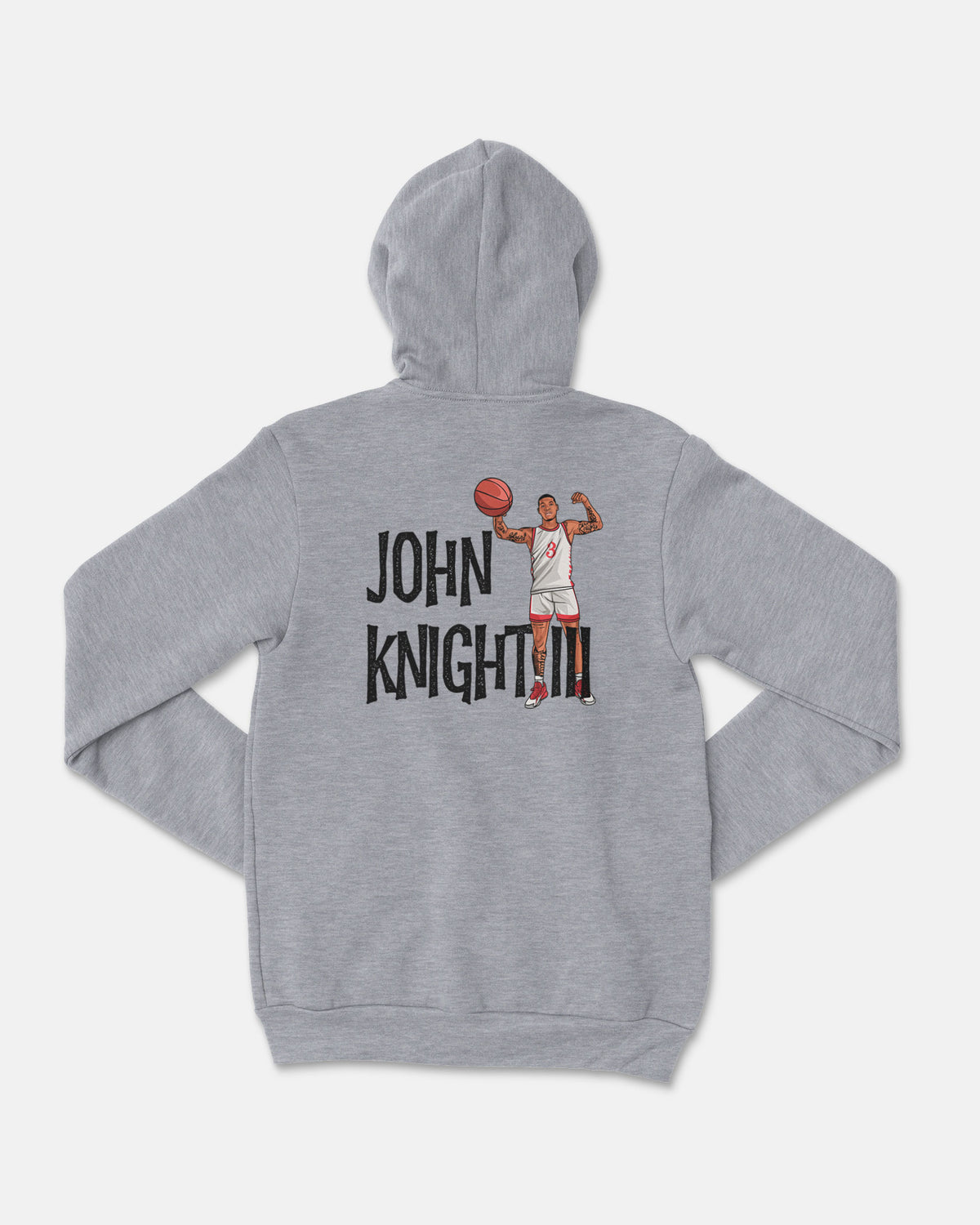 John Knight III Sponge Fleece Zip Up Hoodie 001