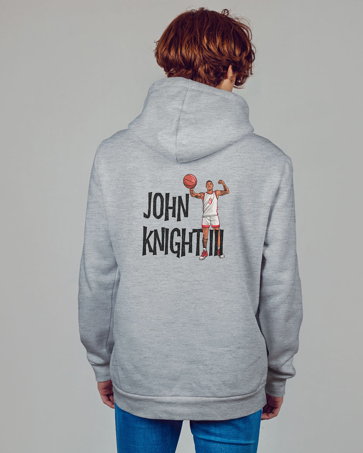 John Knight III Sponge Fleece Zip Up Hoodie 001