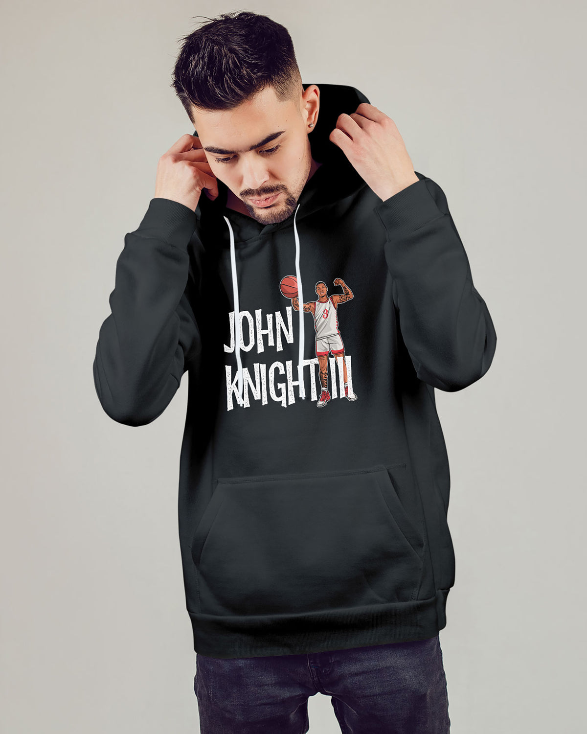 John Knight III Sponge Fleece Pullover Hoodie 002