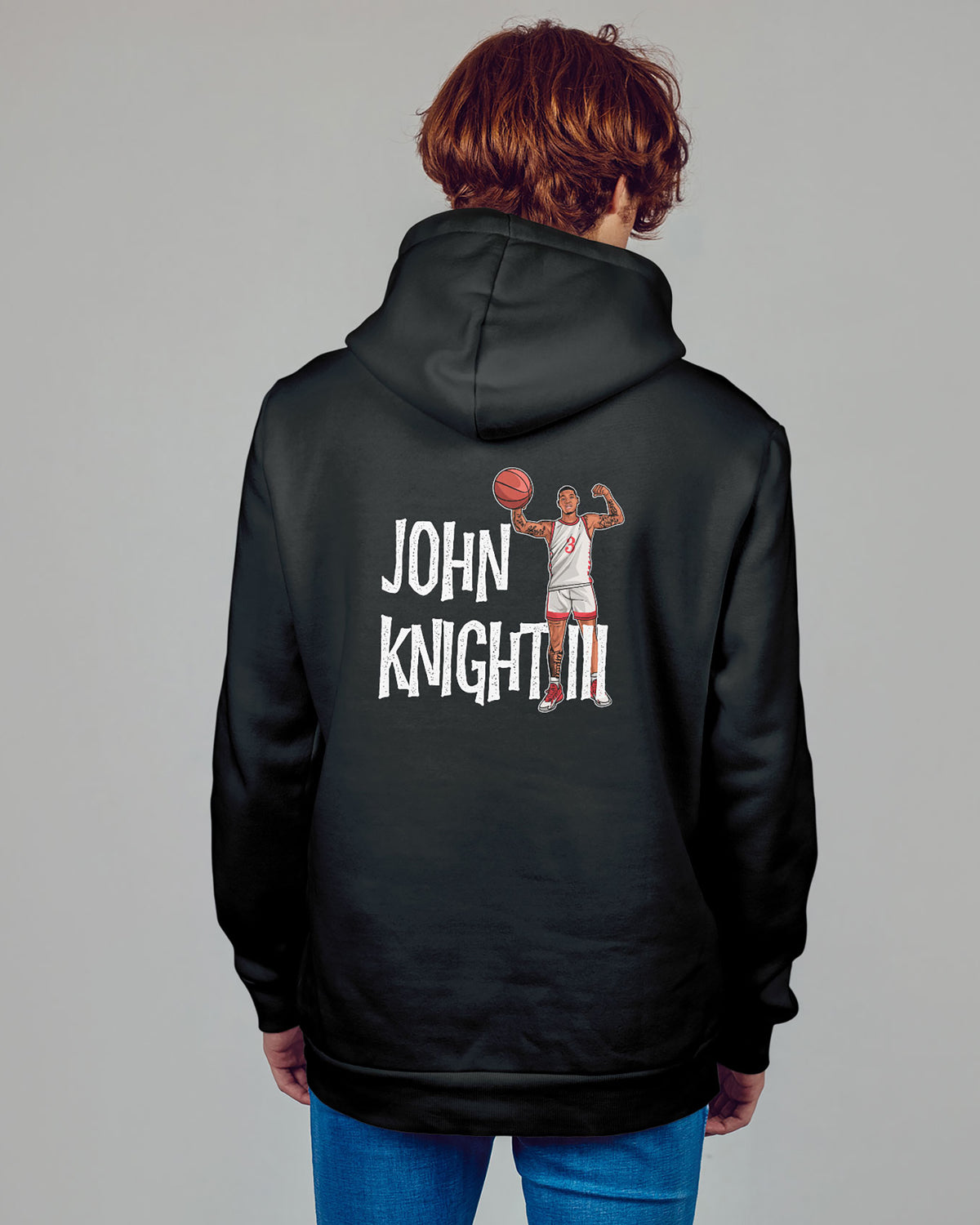 John Knight III Sponge Fleece Zip Up Hoodie 002