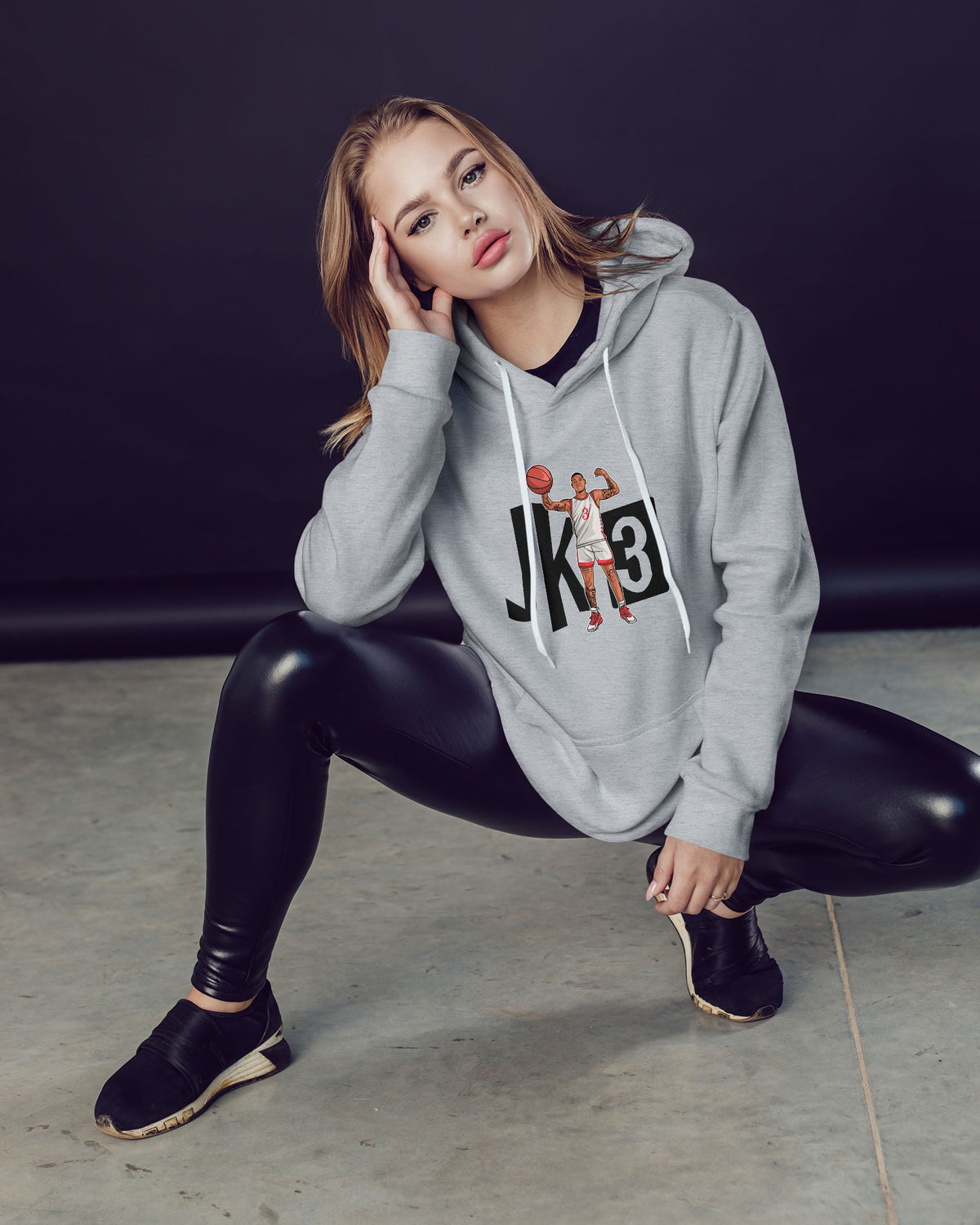 John Knight III Sponge Fleece Pullover Hoodie 003