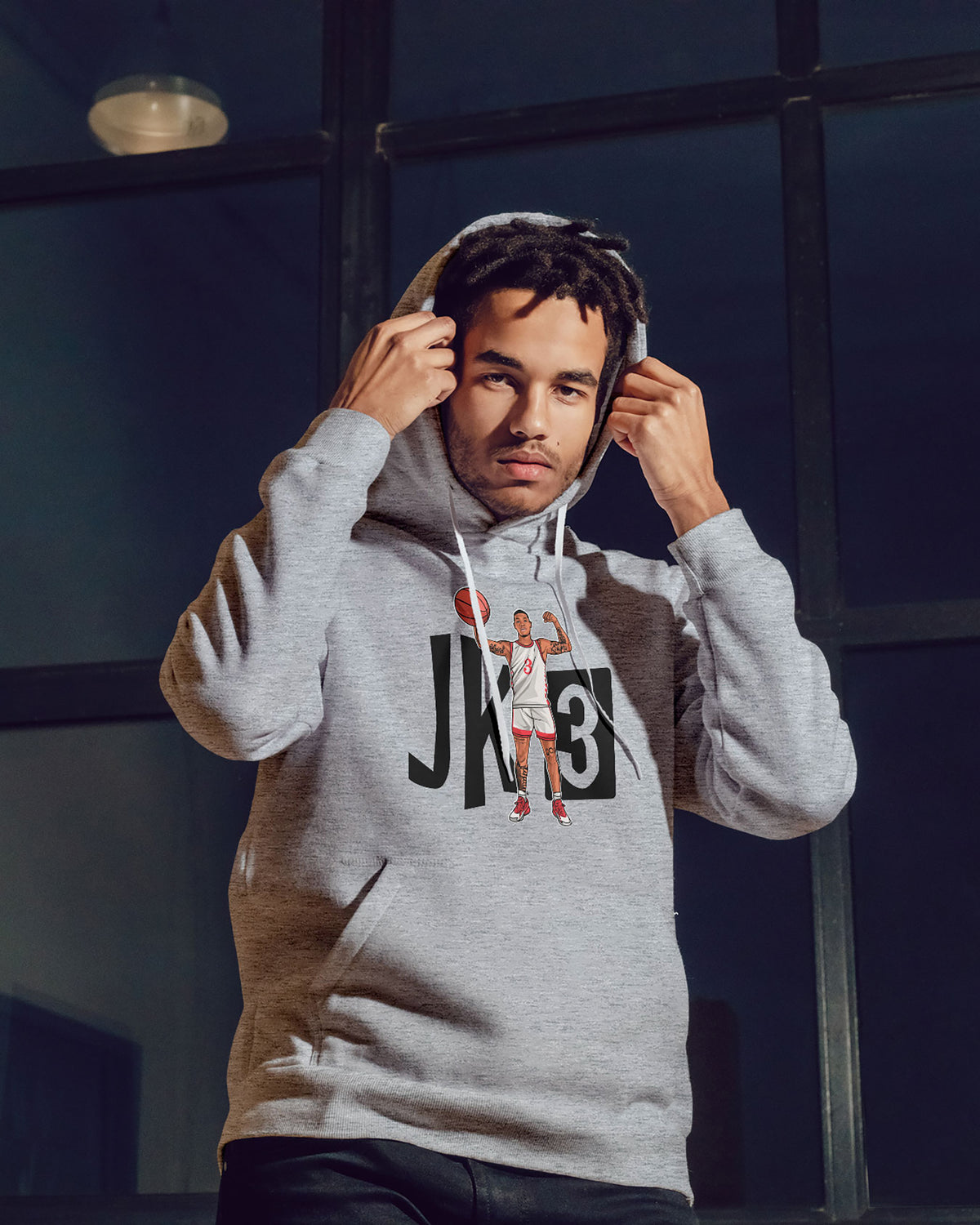 John Knight III Sponge Fleece Pullover Hoodie 003