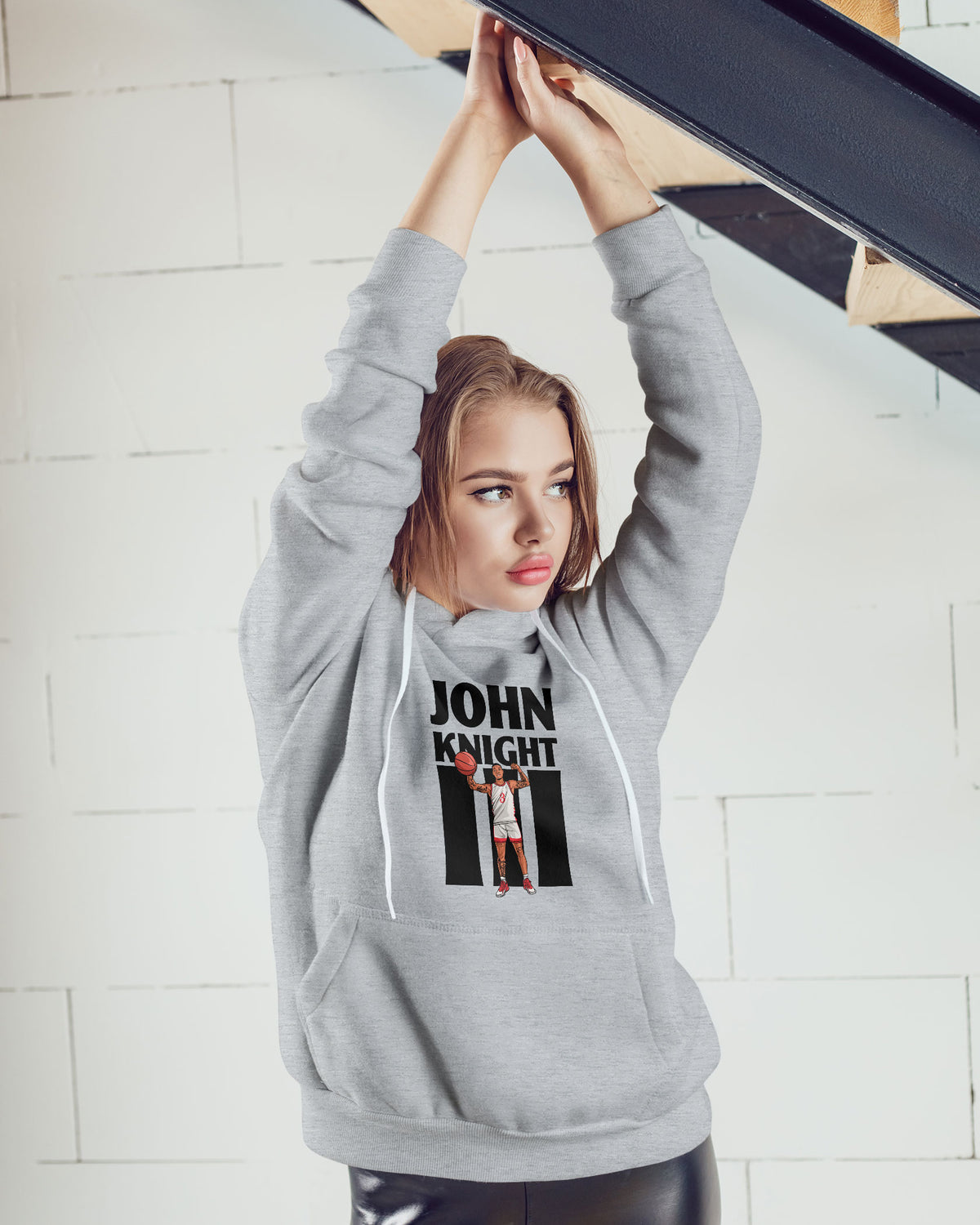 John Knight III Sponge Fleece Pullover Hoodie 005