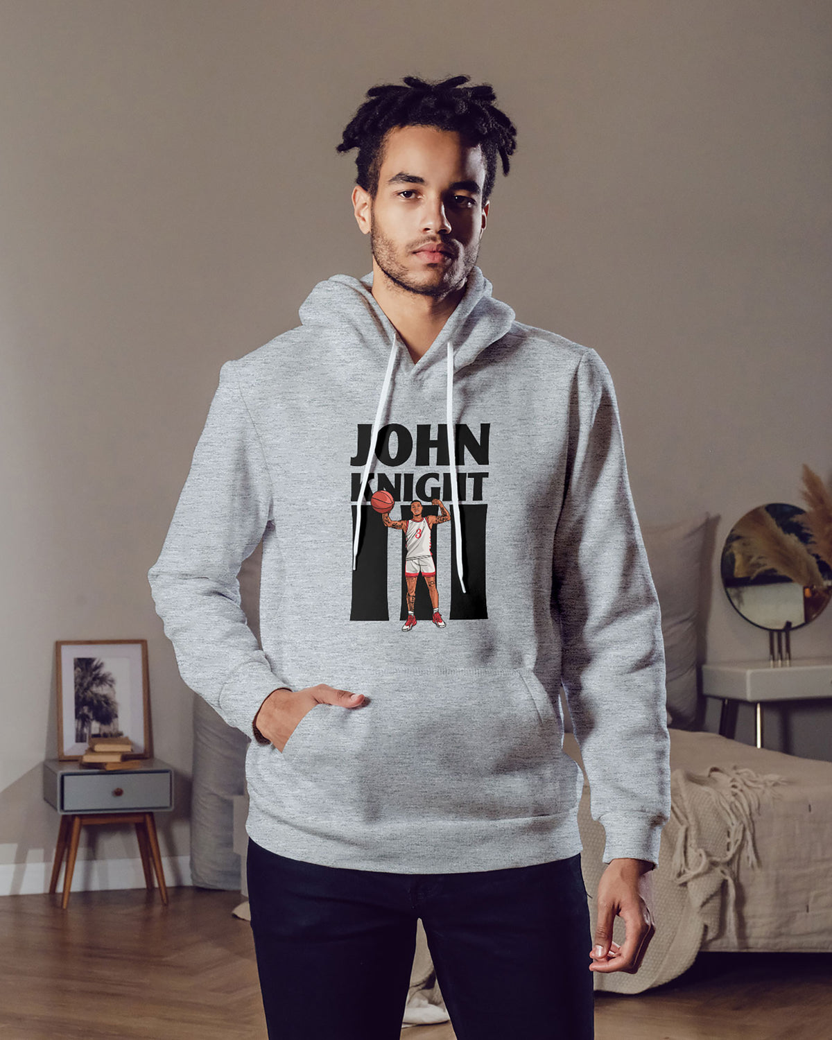 John Knight III Sponge Fleece Pullover Hoodie 005