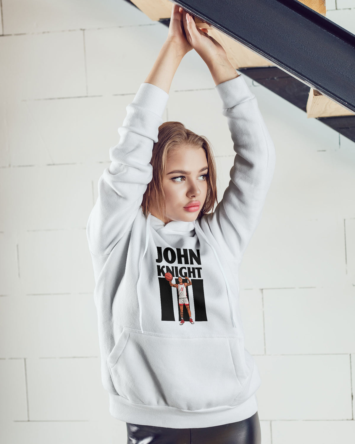 John Knight III Sponge Fleece Pullover Hoodie 005