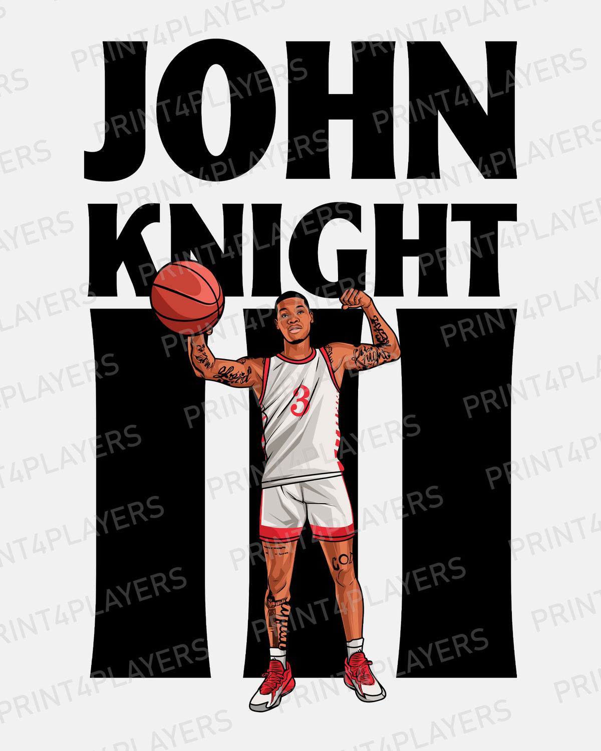 John Knight III Sponge Fleece Zip Up Hoodie 005