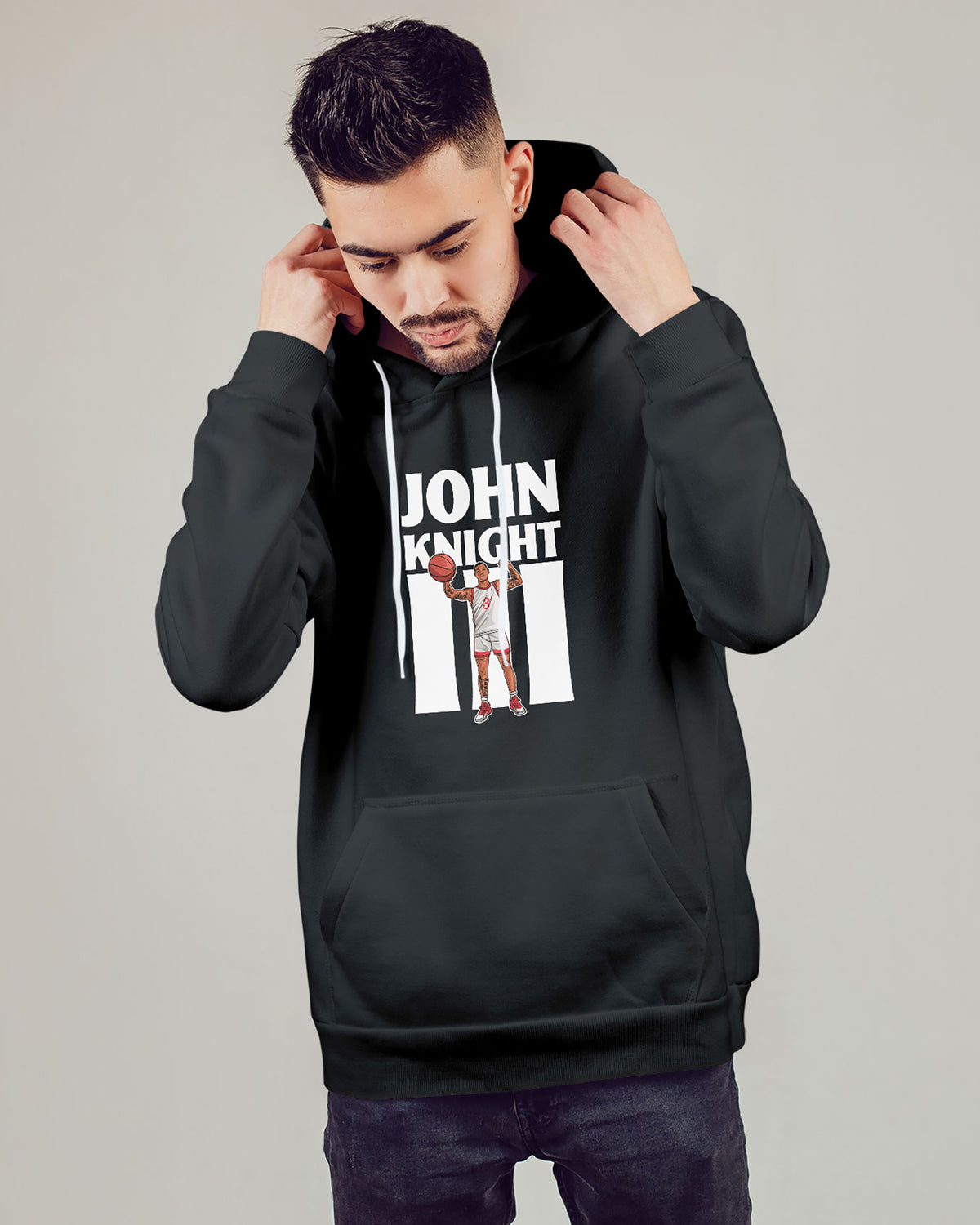 John Knight III Sponge Fleece Pullover Hoodie 006