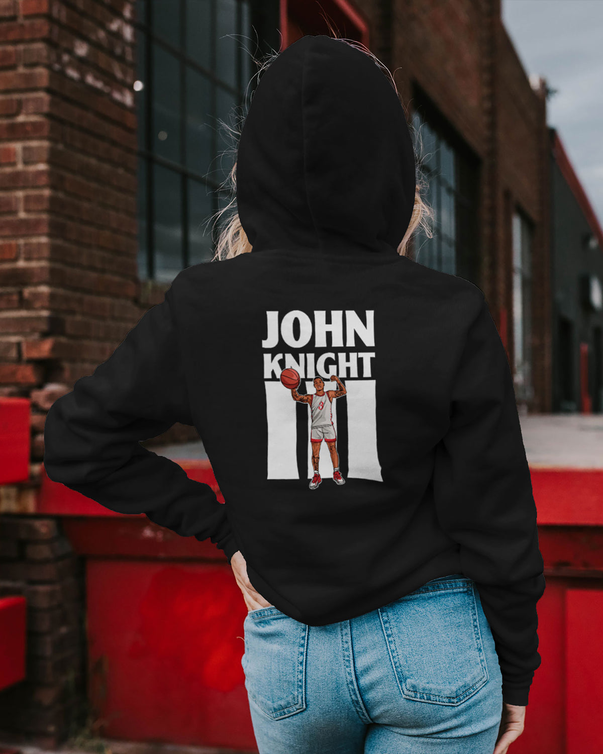 John Knight III Sponge Fleece Zip Up Hoodie 006