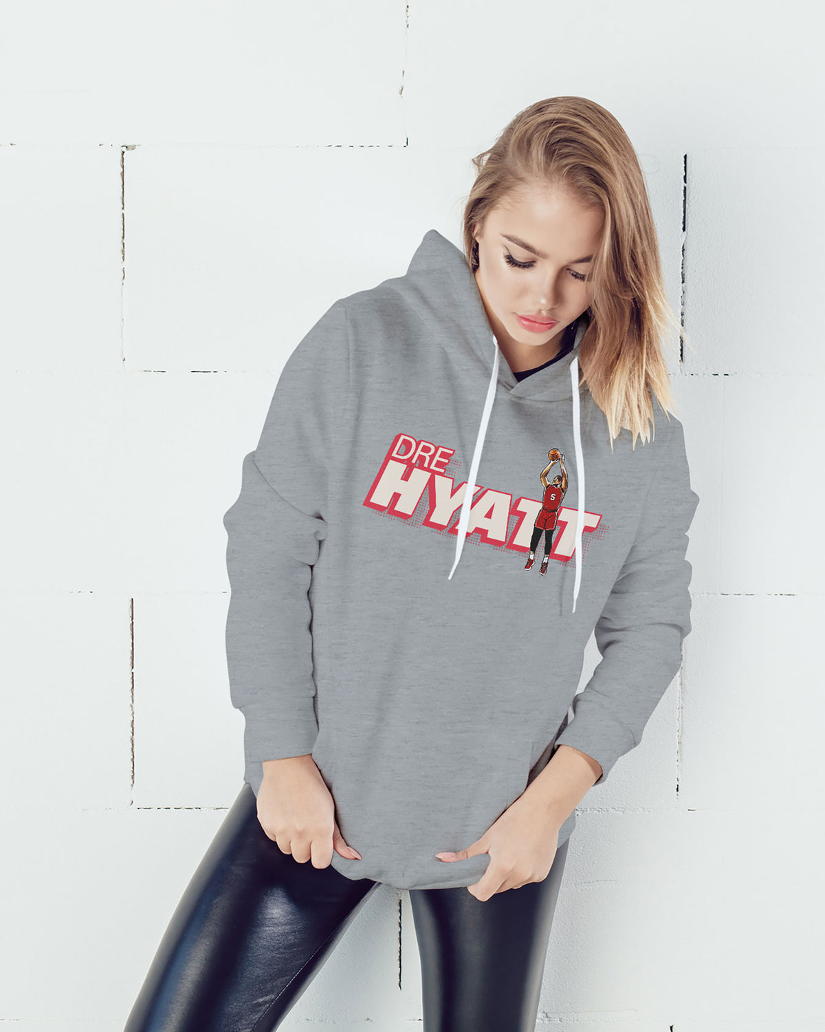 Aundre Hyatt Sponge Fleece Pullover Hoodie 001