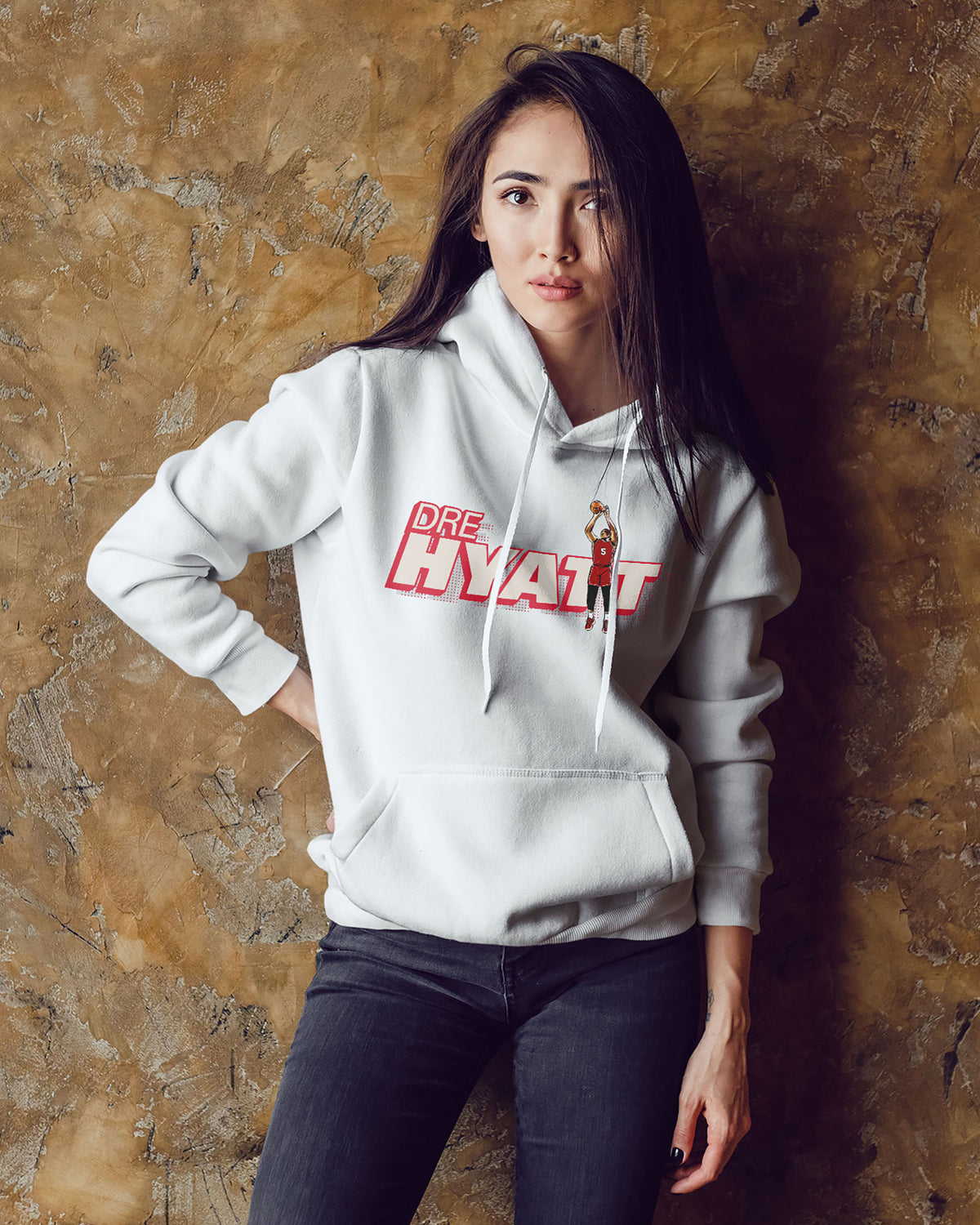 Aundre Hyatt Sponge Fleece Pullover Hoodie 001