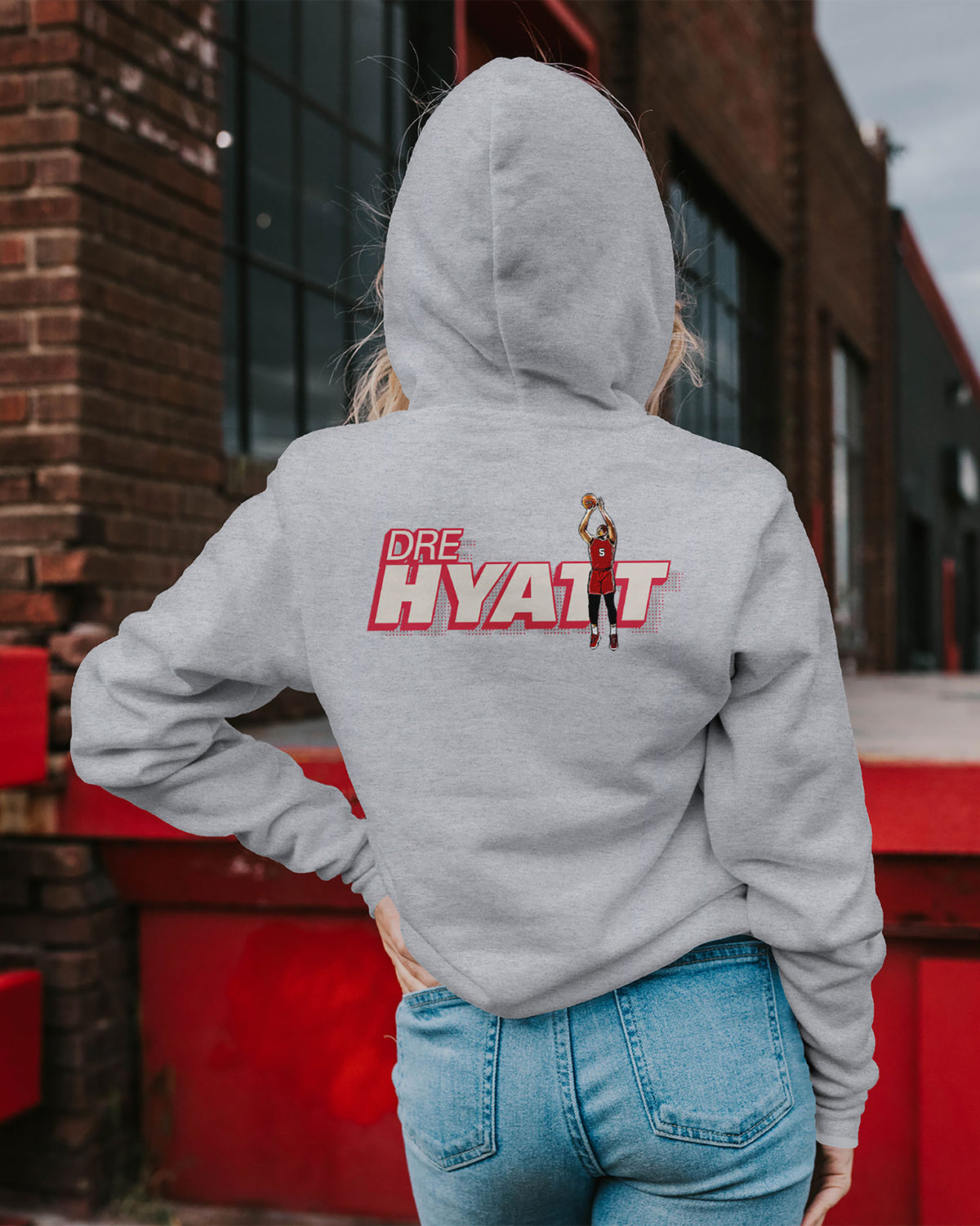 Aundre Hyatt Sponge Fleece Zip Up Hoodie 001