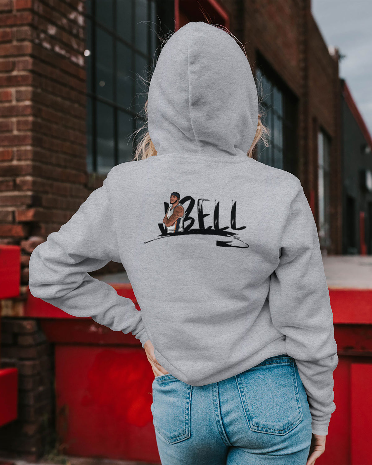 Jordan Bell Sponge Fleece Zip Up Hoodie 001