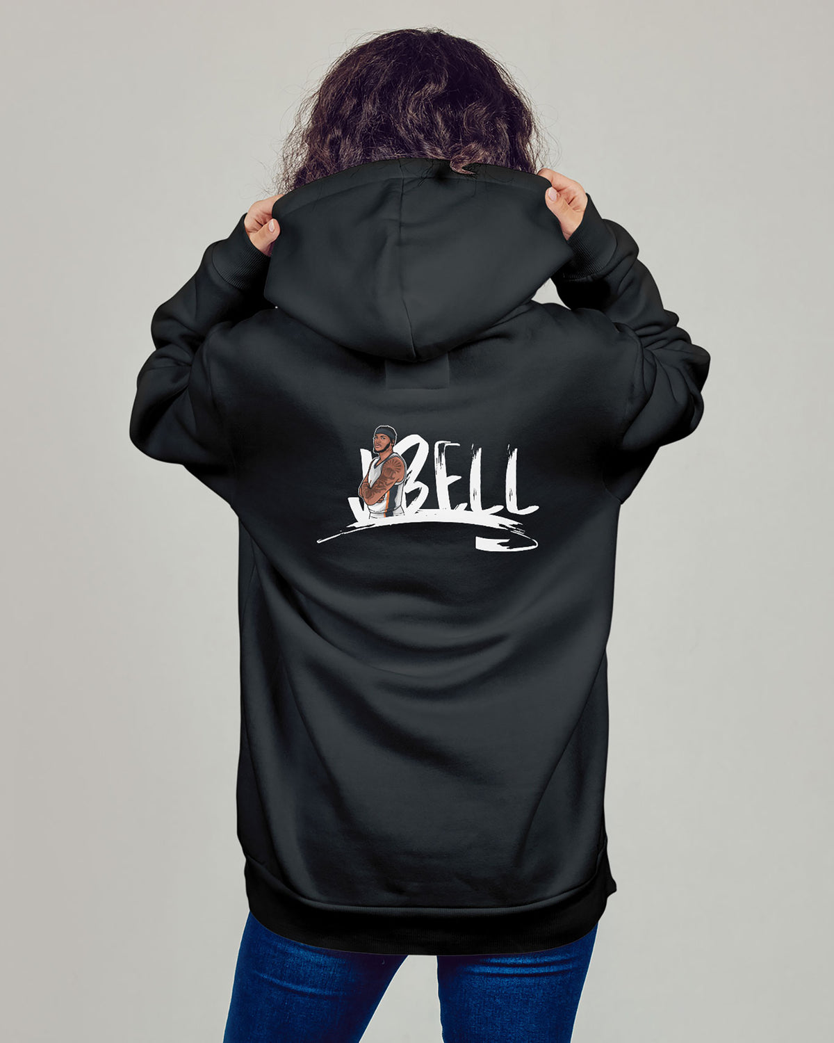 Jordan Bell Sponge Fleece Zip Up Hoodie 002