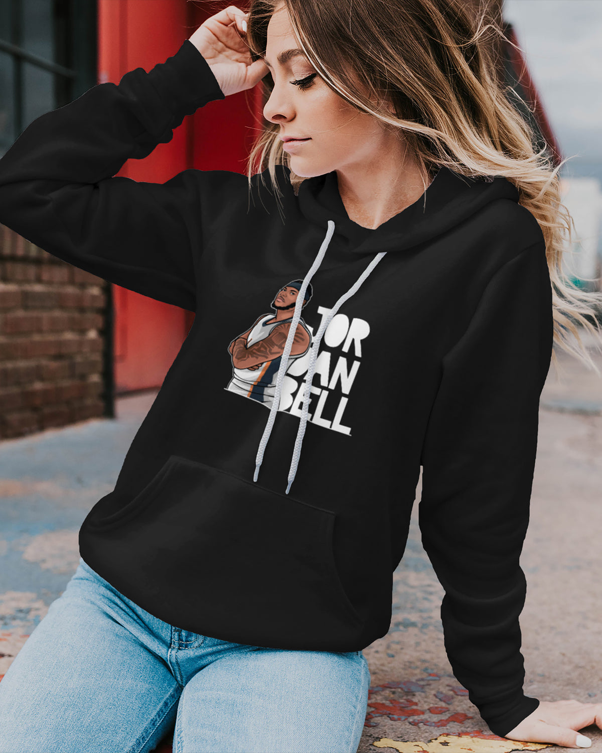 Jordan Bell Sponge Fleece Pullover Hoodie 004