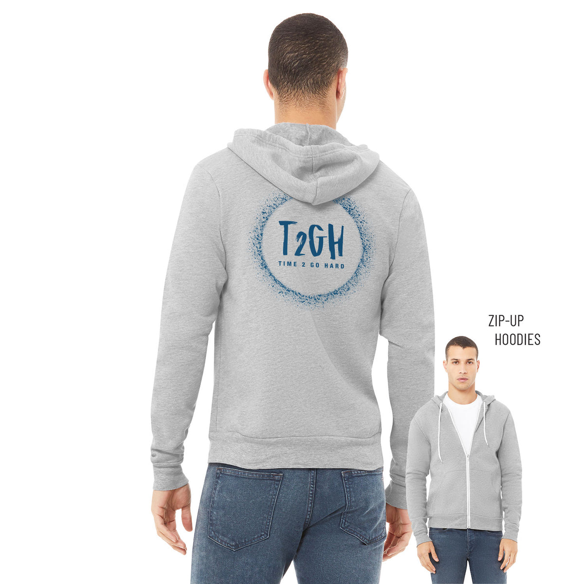 Tyrin Hollis Sponge Fleece Zip Up Hoodie 002