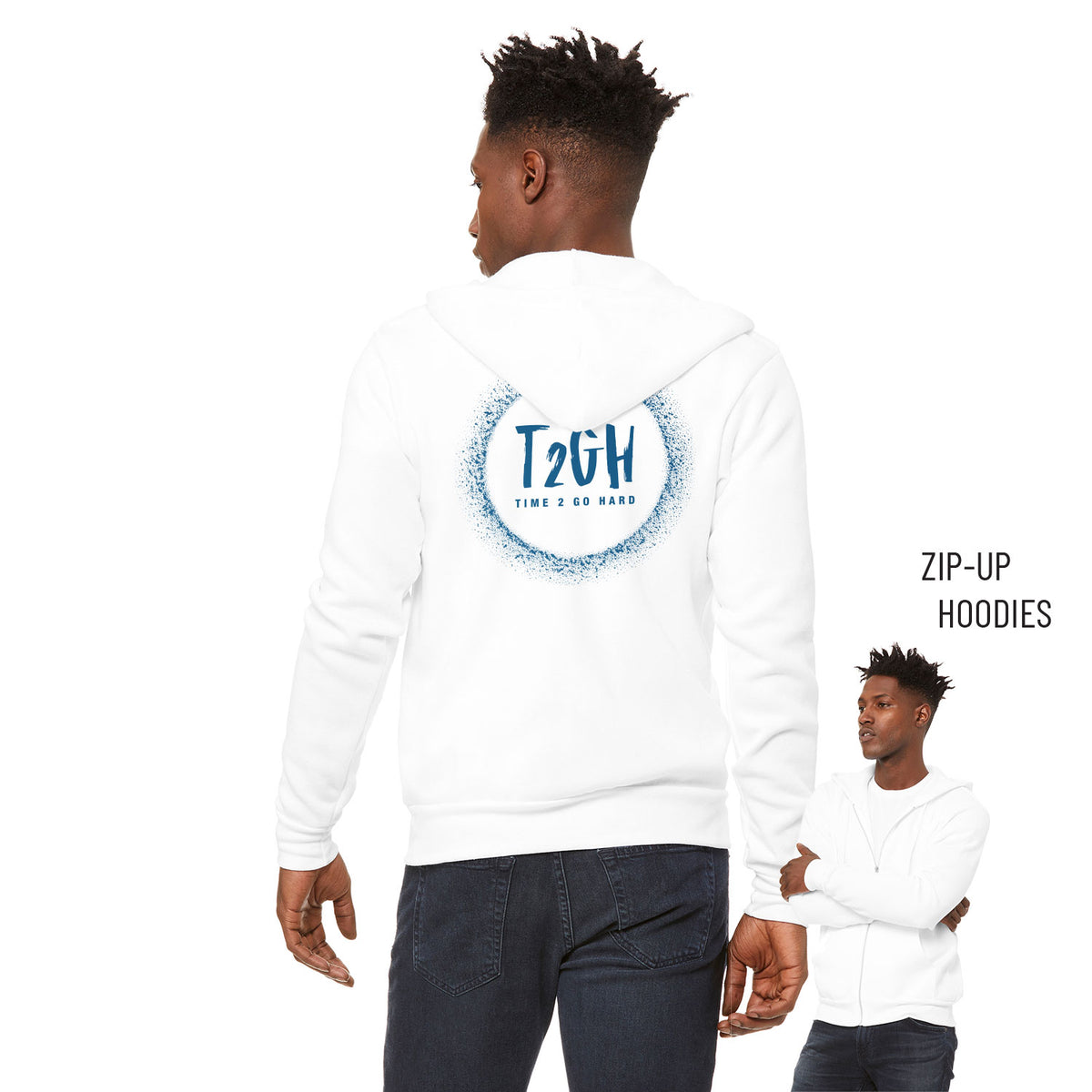 Tyrin Hollis Sponge Fleece Zip Up Hoodie 002