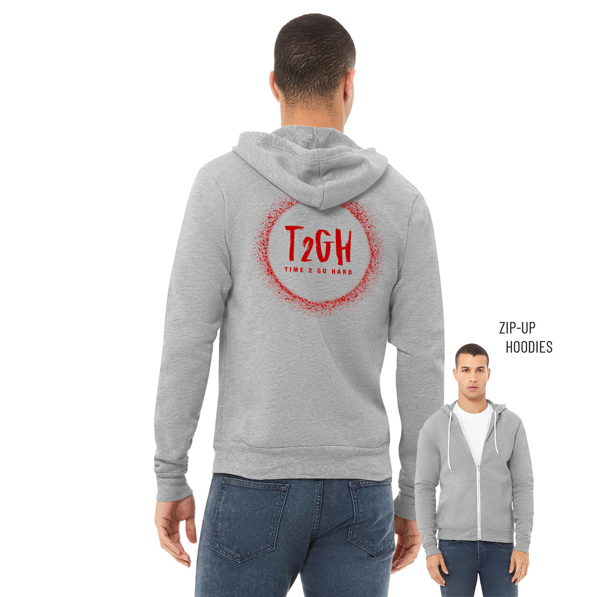 Tyrin Hollis Sponge Fleece Zip Up Hoodie 003