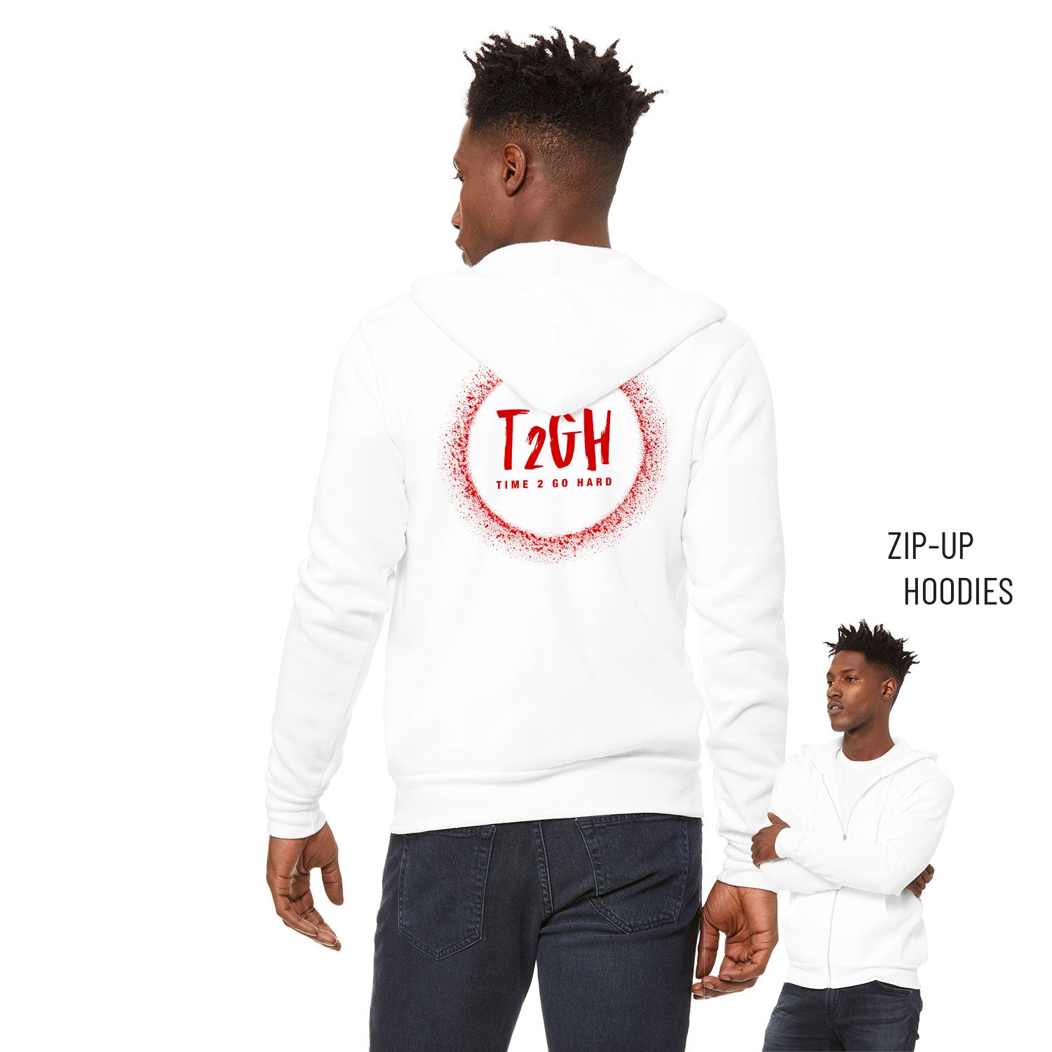 Tyrin Hollis Sponge Fleece Zip Up Hoodie 003