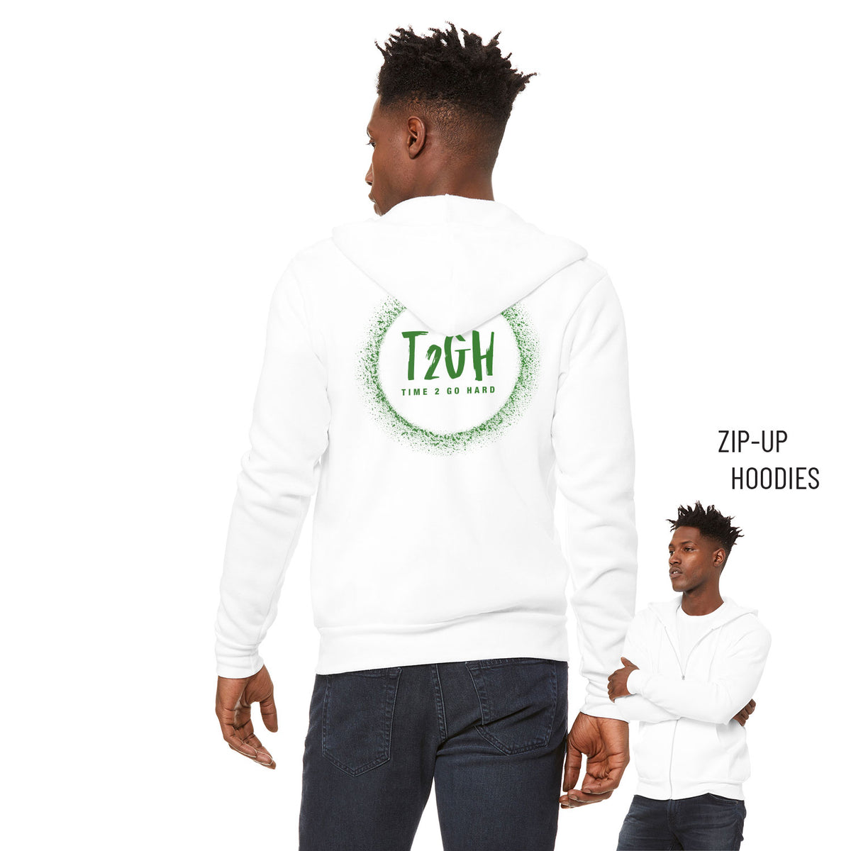 Tyrin Hollis Sponge Fleece Zip Up Hoodie 004