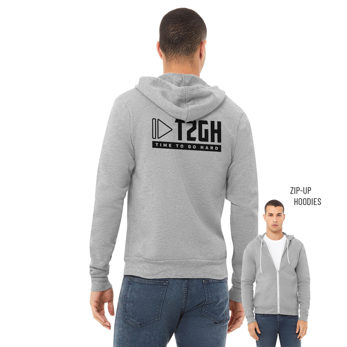 Tyrin Hollis Sponge Fleece Zip Up Hoodie 006