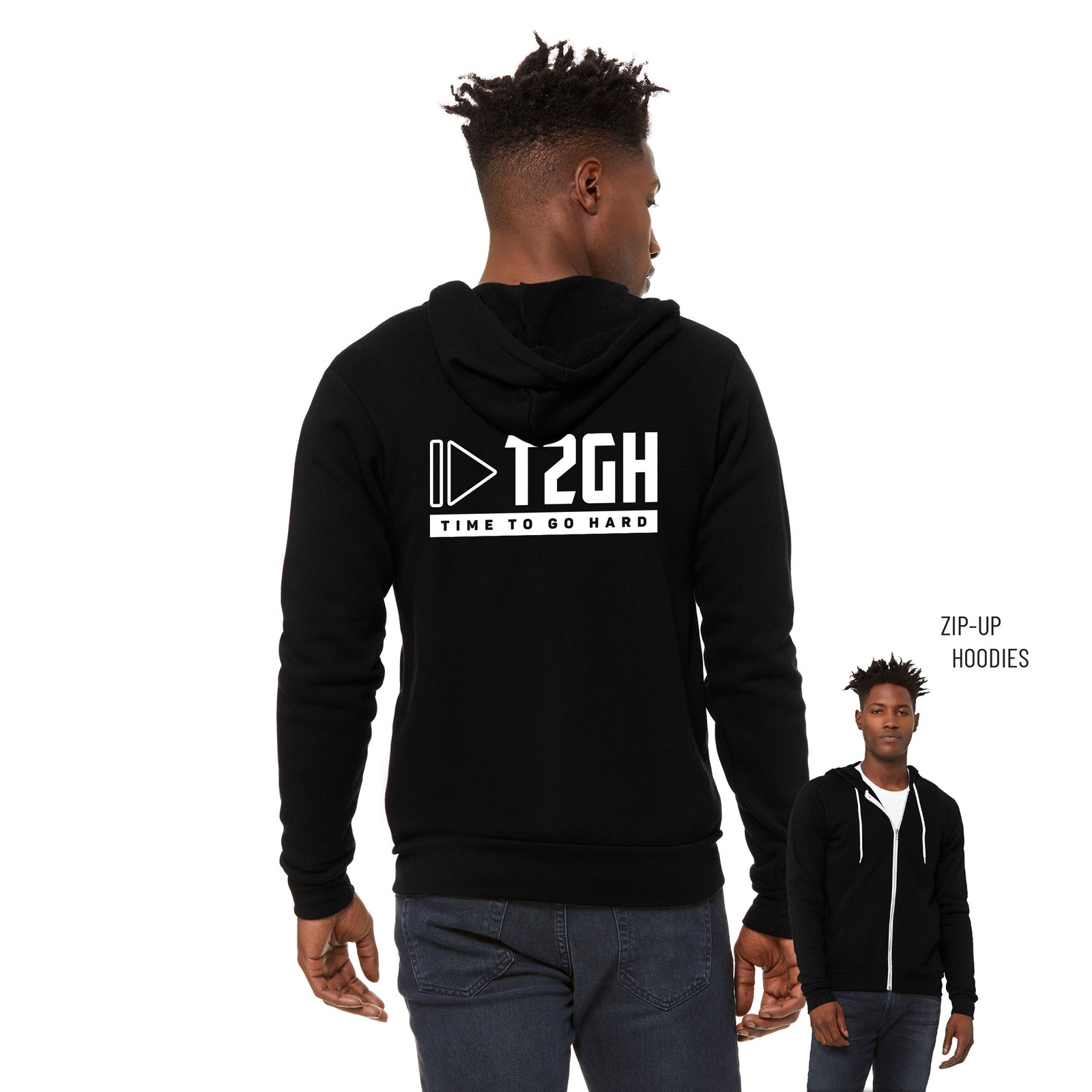 Tyrin Hollis Sponge Fleece Zip Up Hoodie 007