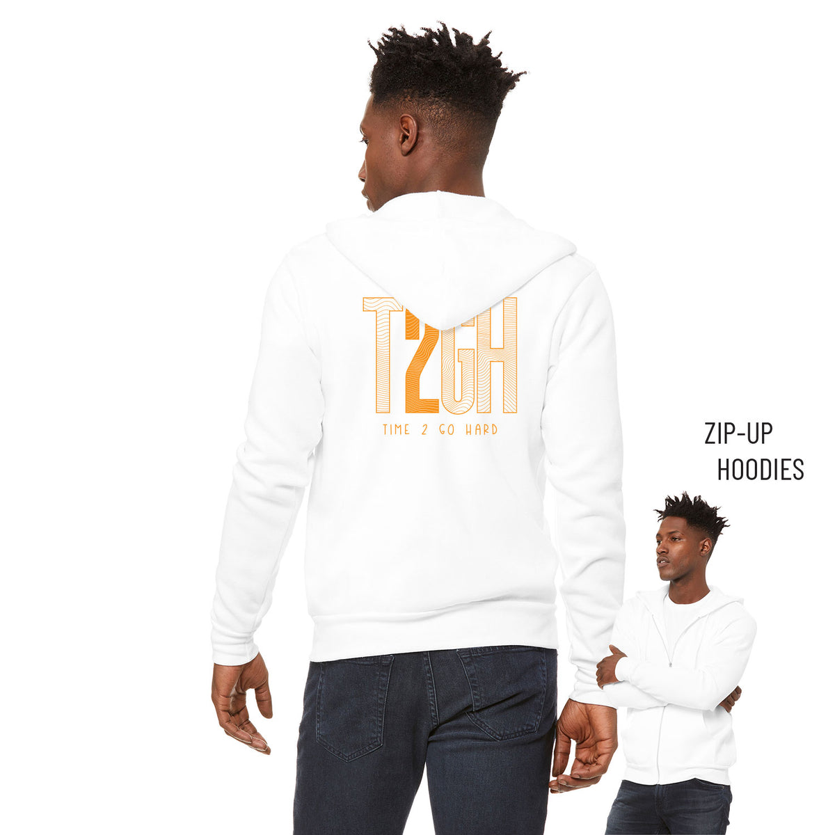 Tyrin Hollis Sponge Fleece Zip Up Hoodie 008