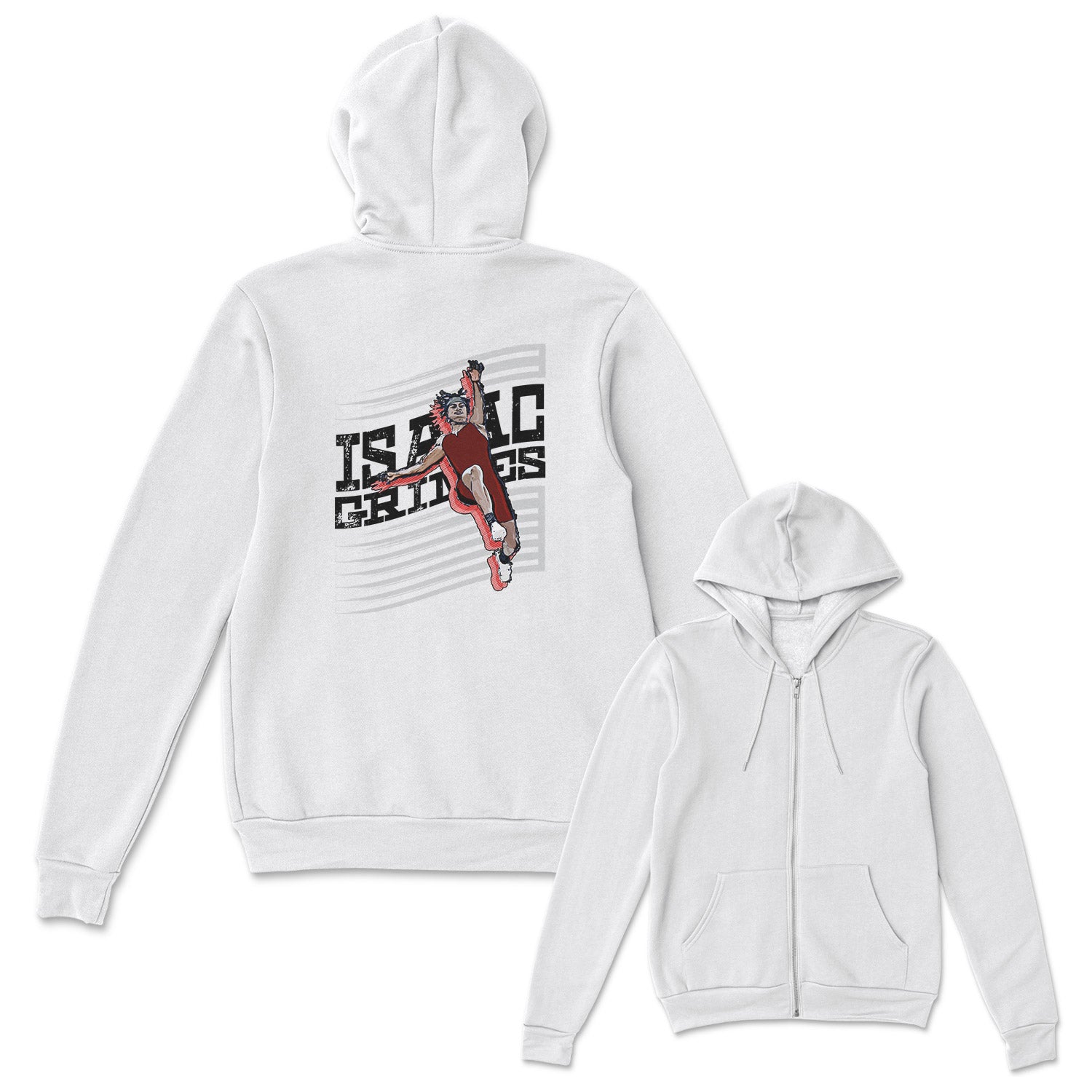 Isaac Grimes Sponge Fleece Zip Up Hoodie 005