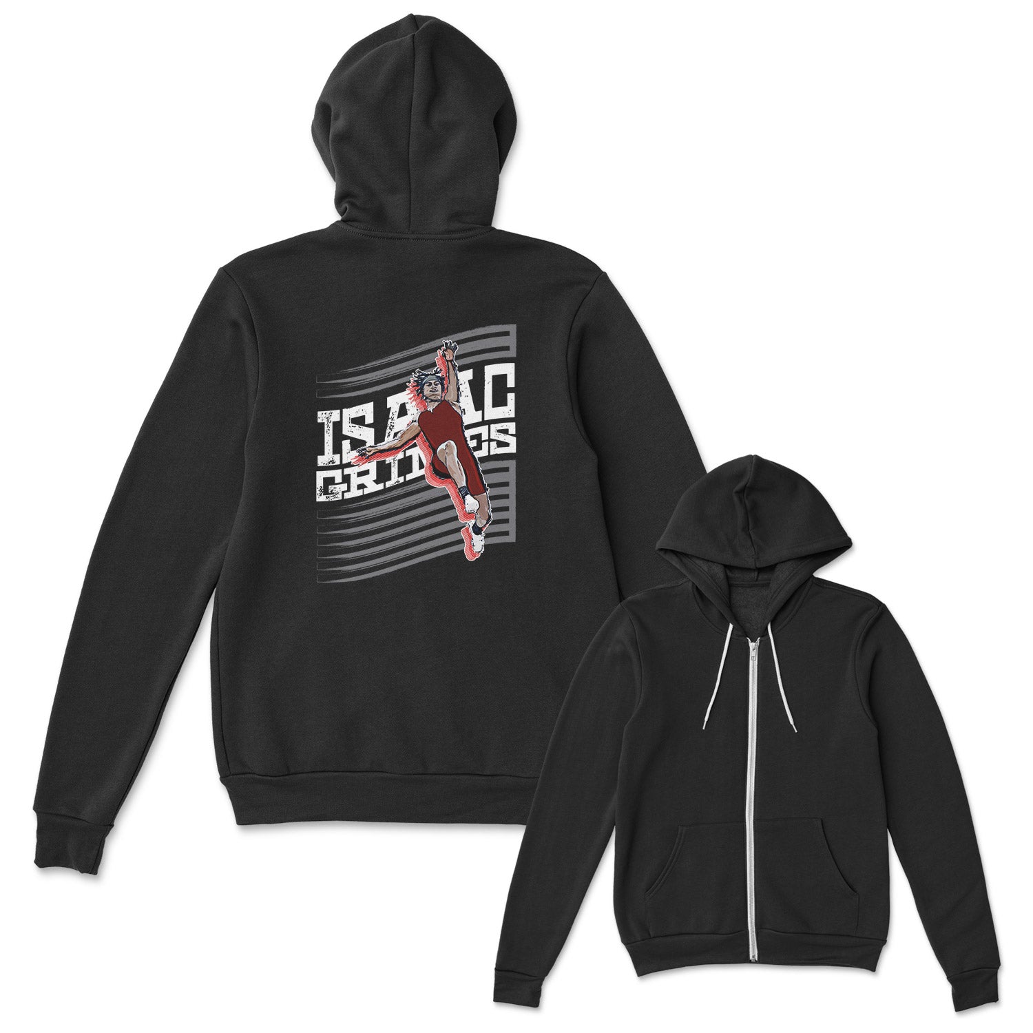 Isaac Grimes Sponge Fleece Zip Up Hoodie 006