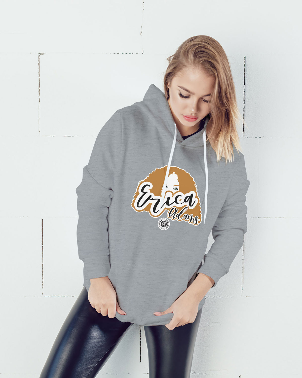 Erica Adams Sponge Fleece Pullover Hoodie 001