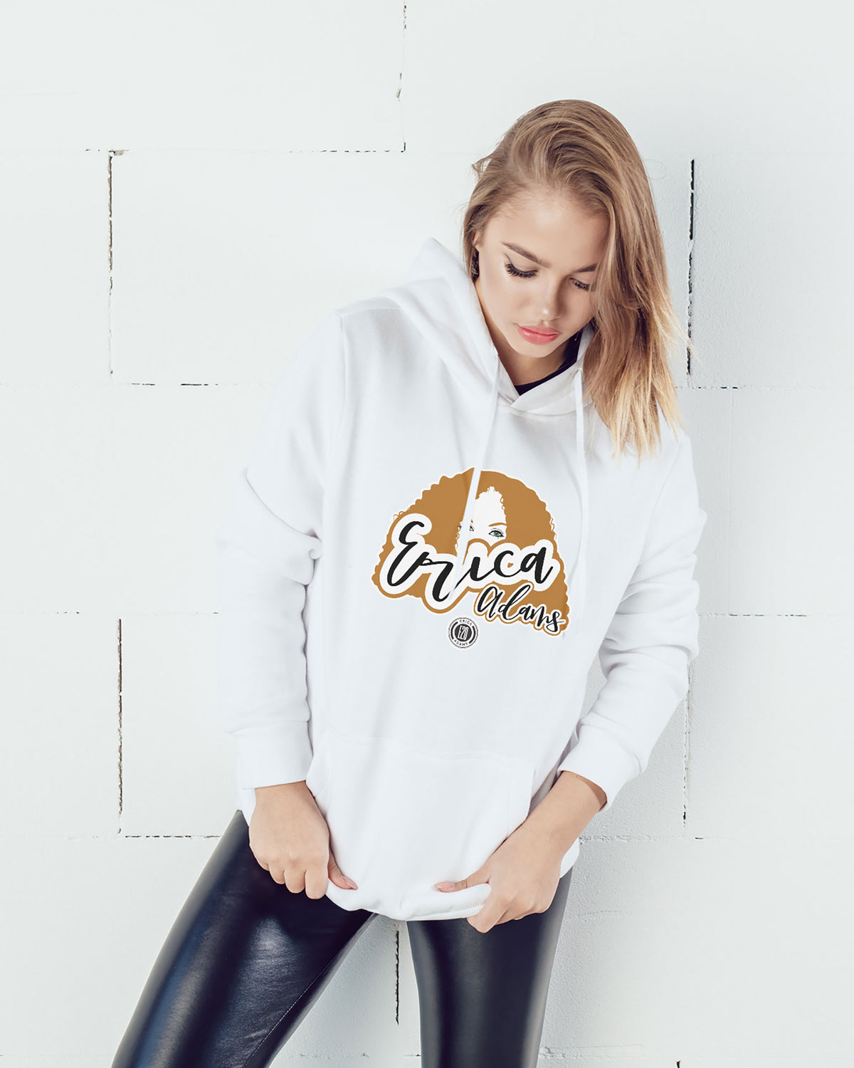 Erica Adams Sponge Fleece Pullover Hoodie 001