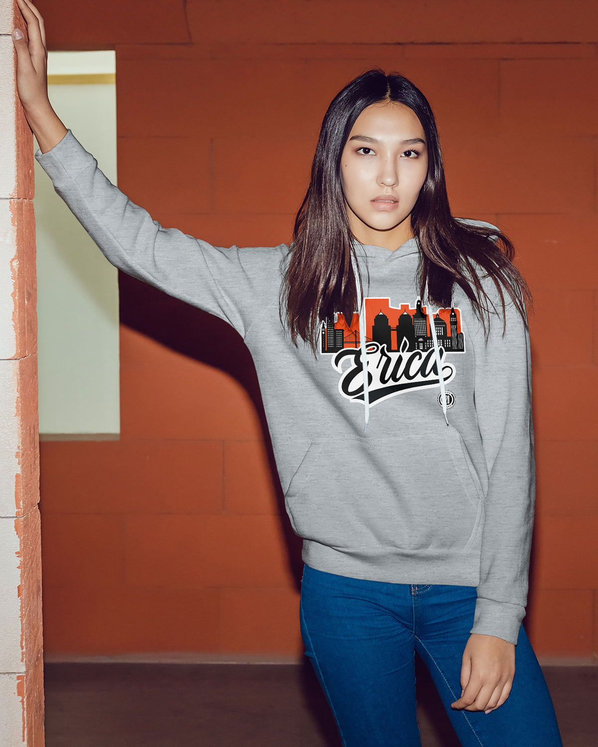 Erica Adams Sponge Fleece Pullover Hoodie 002