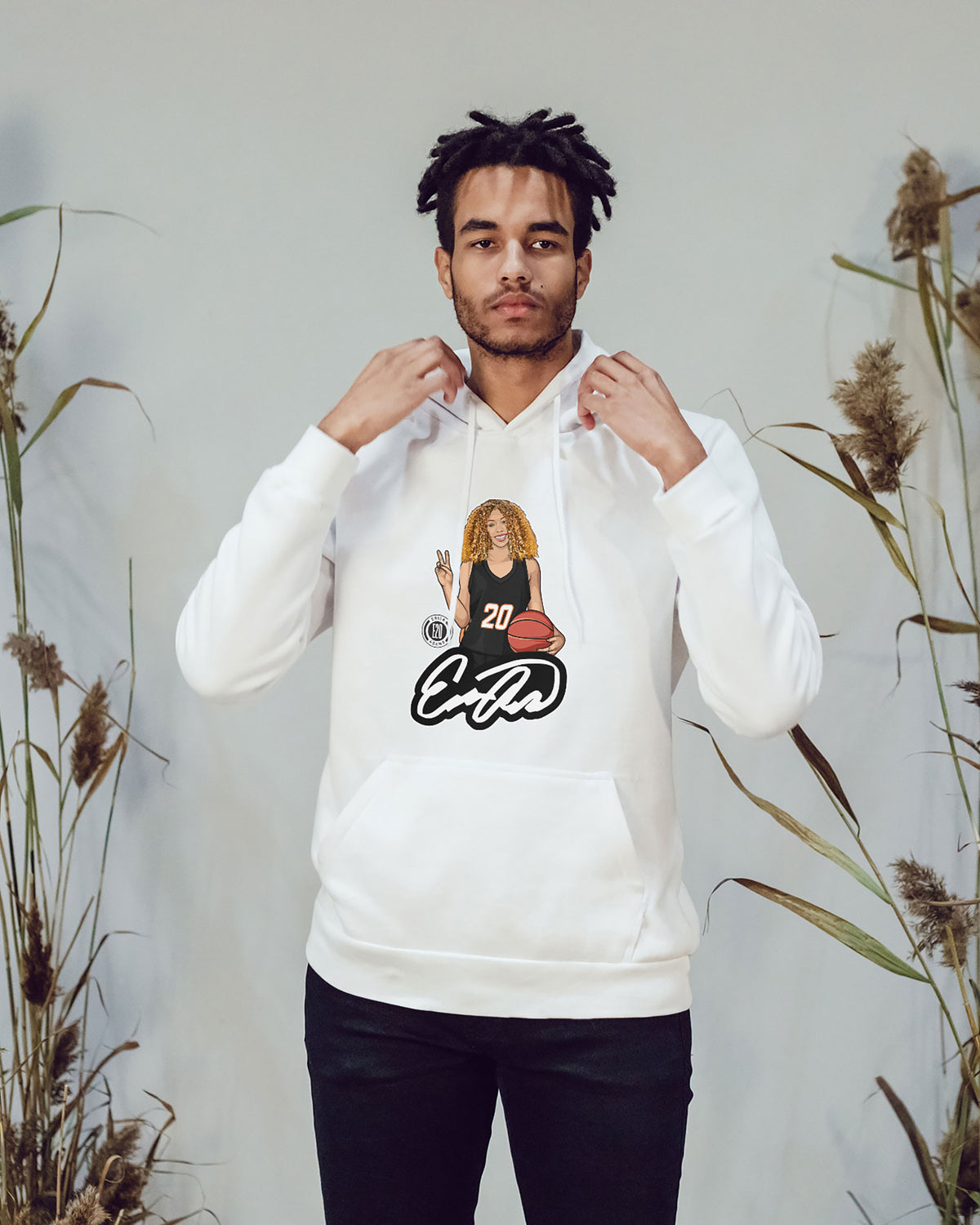 Erica Adams Sponge Fleece Pullover Hoodie 003