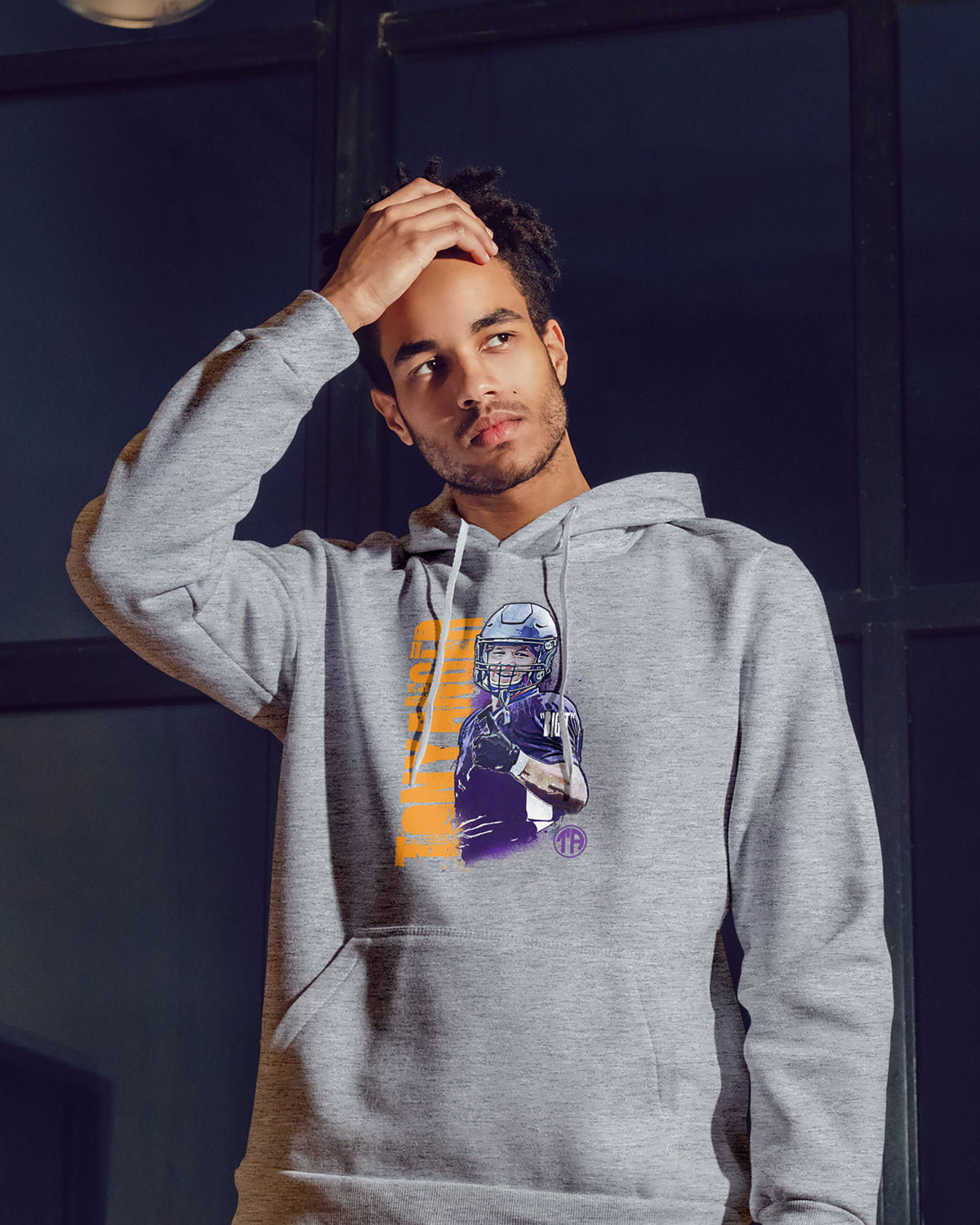 Tony Anger Sponge Fleece Pullover Hoodie 001