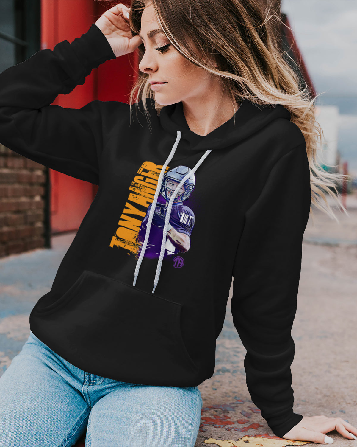 Tony Anger Sponge Fleece Pullover Hoodie 001