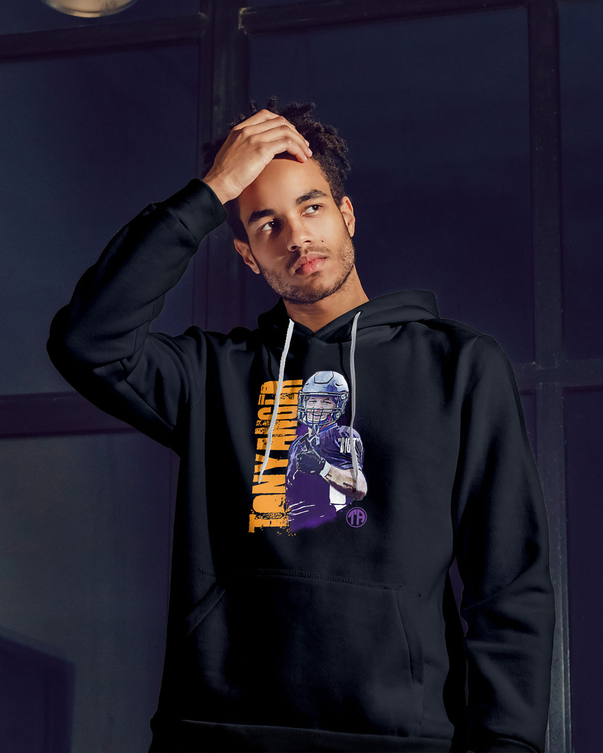 Tony Anger Sponge Fleece Pullover Hoodie 001