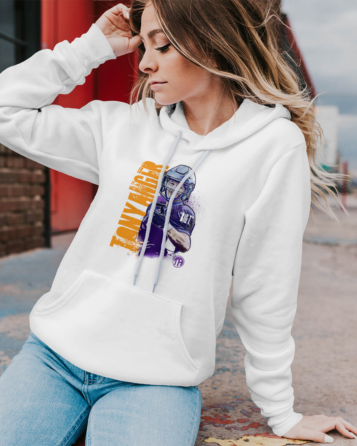 Tony Anger Sponge Fleece Pullover Hoodie 001