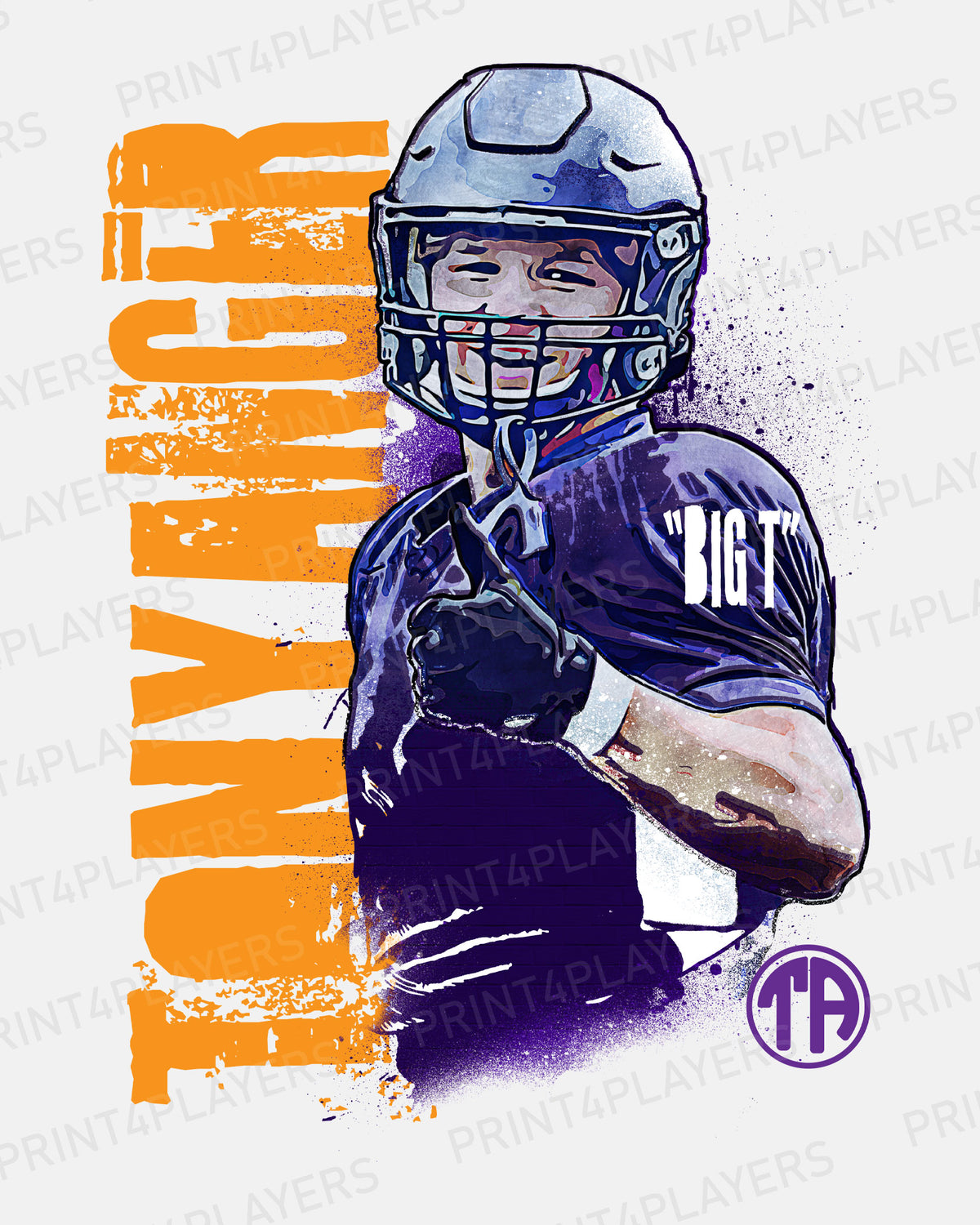 Tony Anger Sponge Fleece Zip Up Hoodie 001