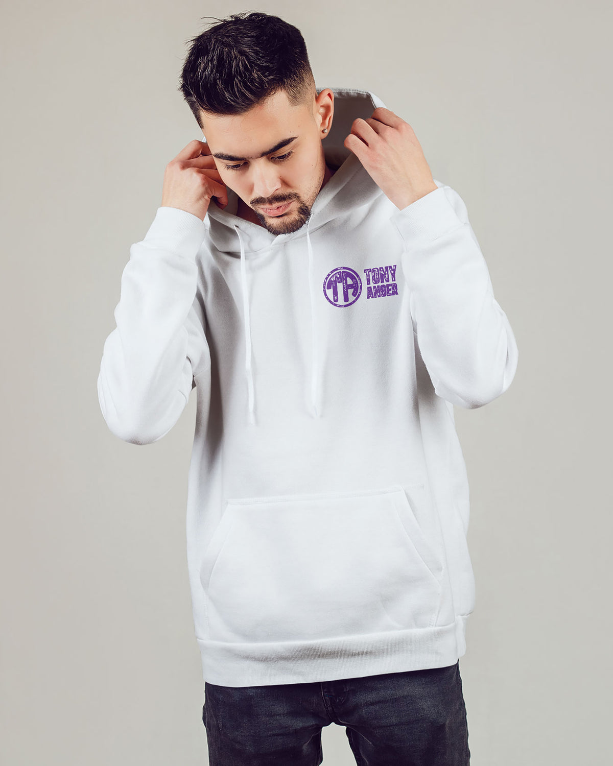 Tony Anger Sponge Fleece Pullover Hoodie 003