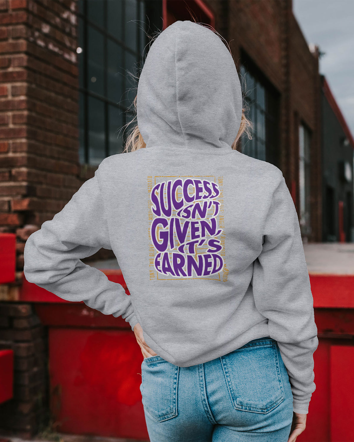 Tony Anger Sponge Fleece Zip Up Hoodie 003