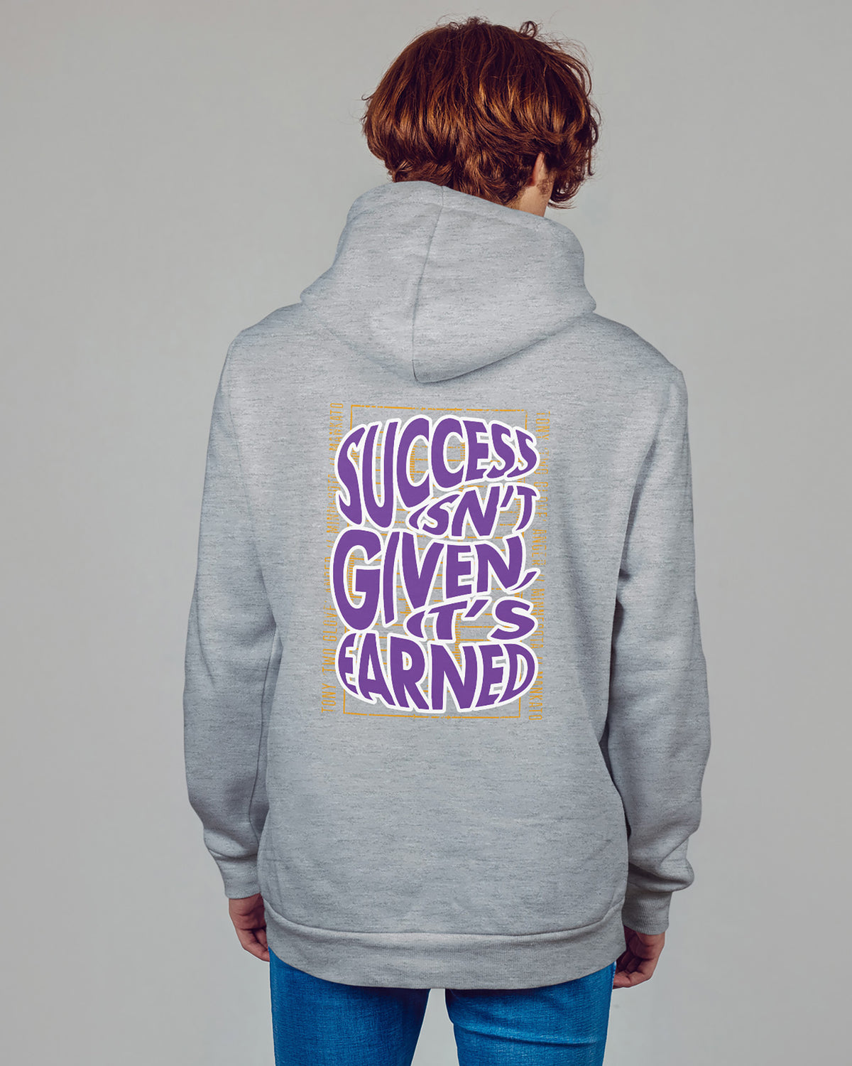 Tony Anger Sponge Fleece Zip Up Hoodie 003