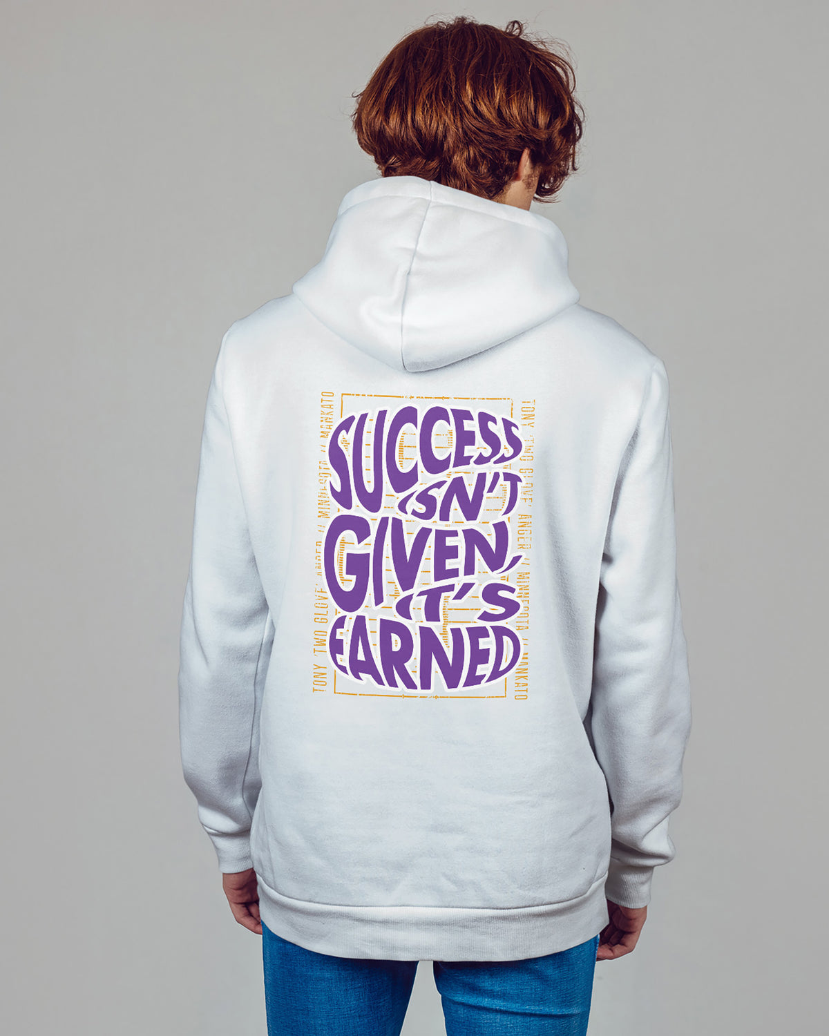 Tony Anger Sponge Fleece Zip Up Hoodie 003