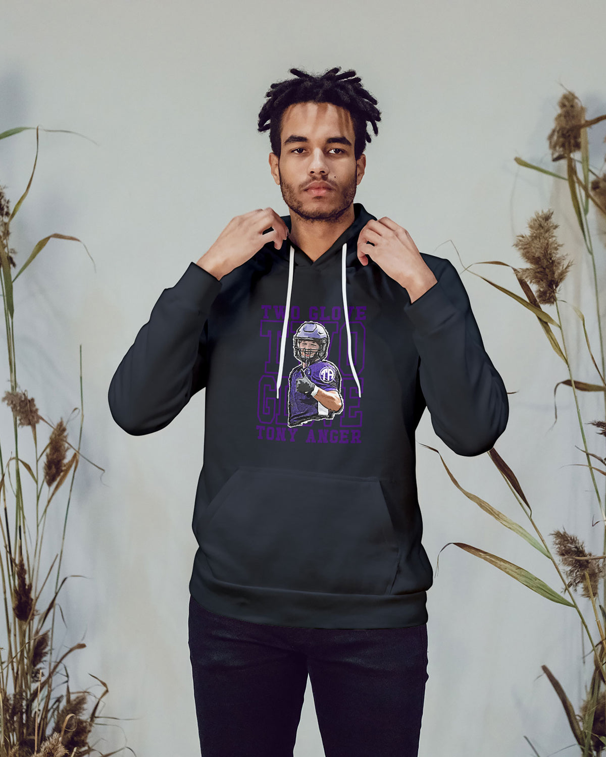 Tony Anger Sponge Fleece Pullover Hoodie 004