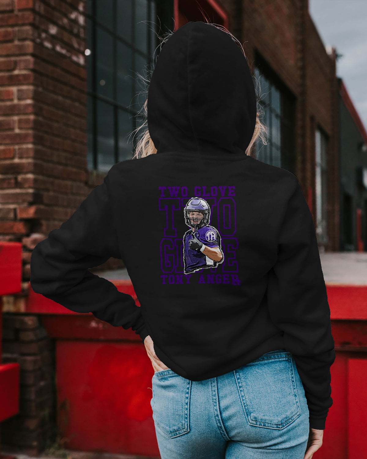 Tony Anger Sponge Fleece Zip Up Hoodie 004